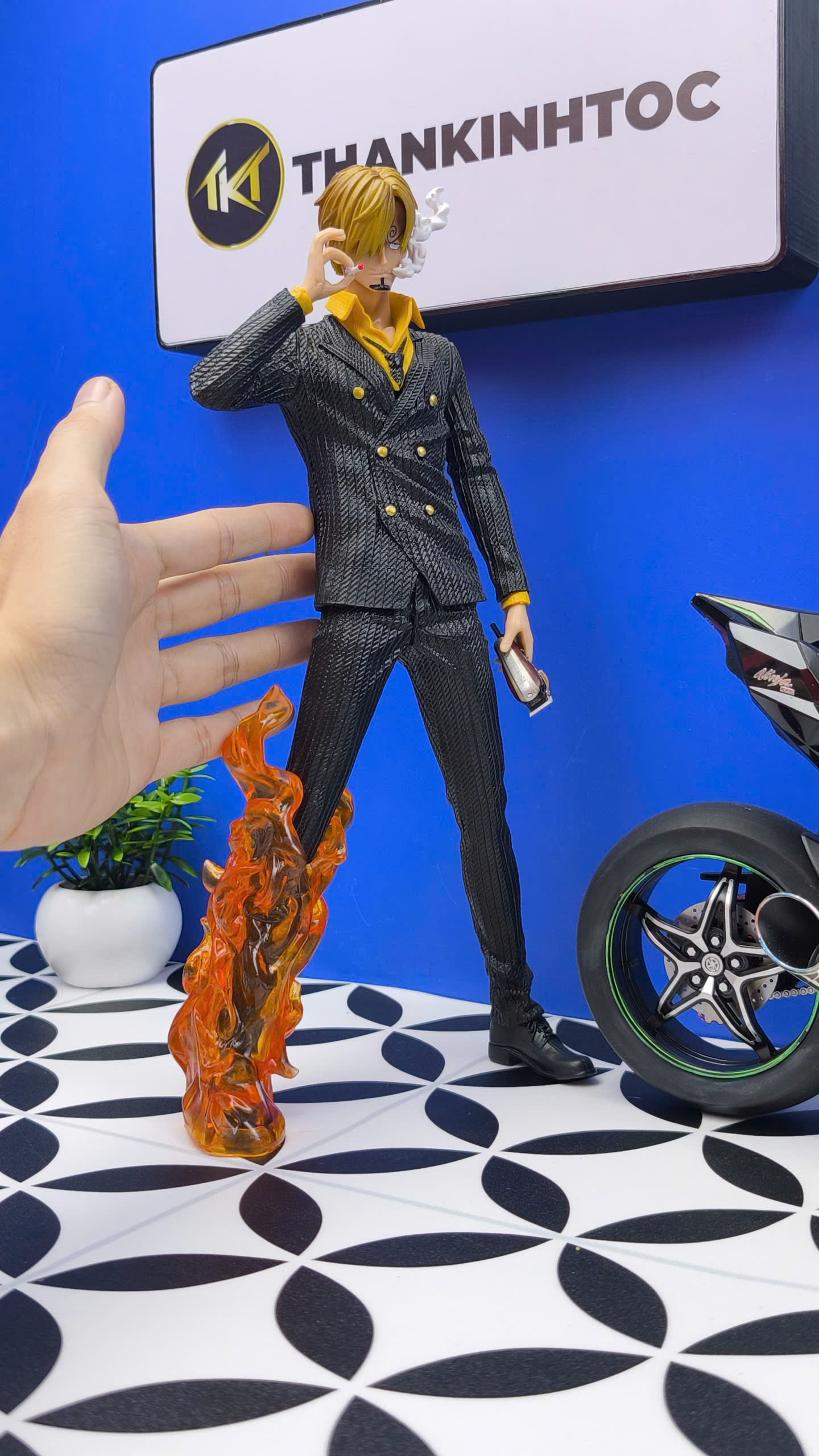 Mô hình tiệm tóc Barber FIRE 32cm