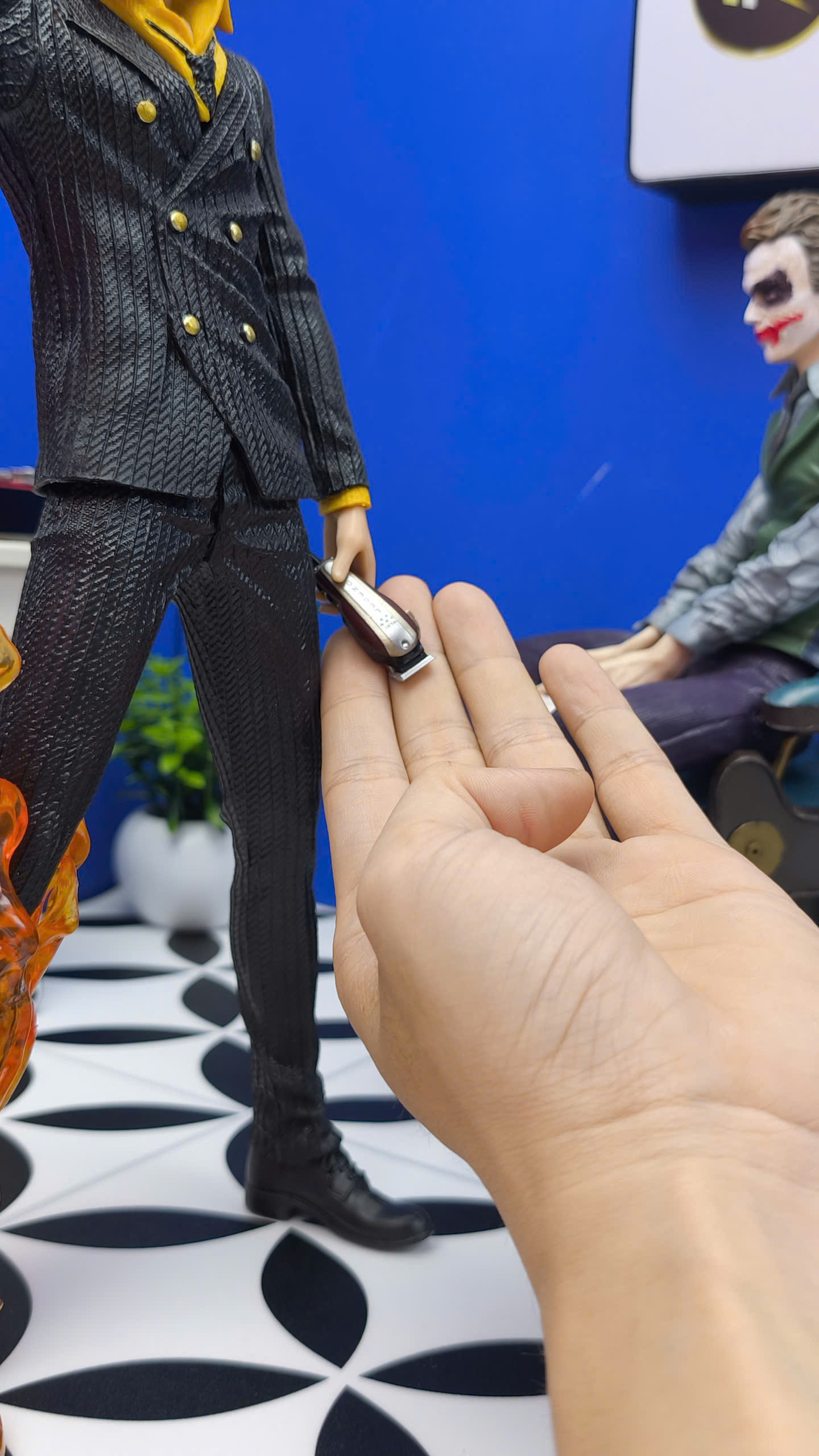 Mô hình tiệm tóc Barber FIRE 32cm