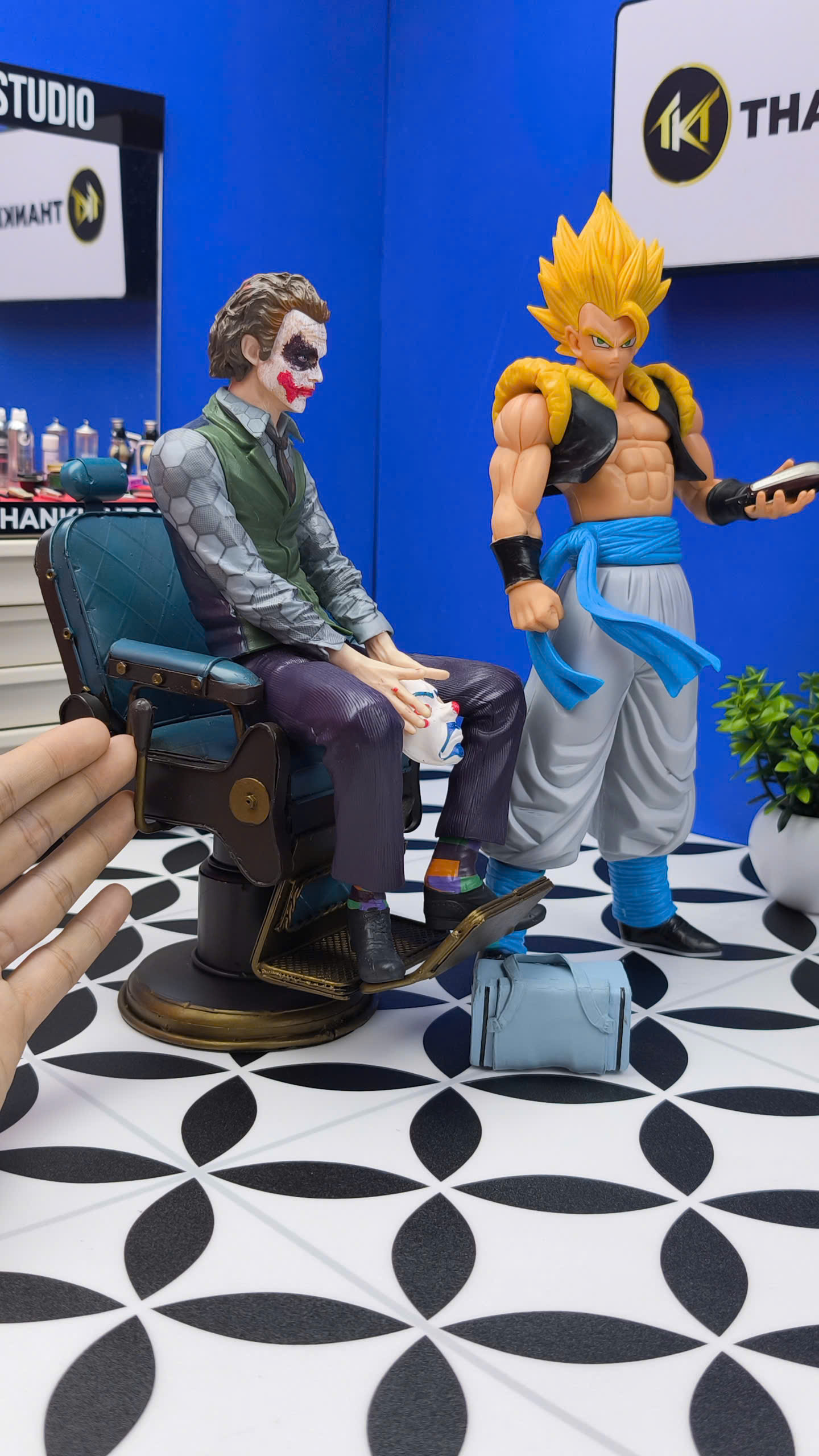 Mô hình tiệm tóc Barber PASSION 30cm