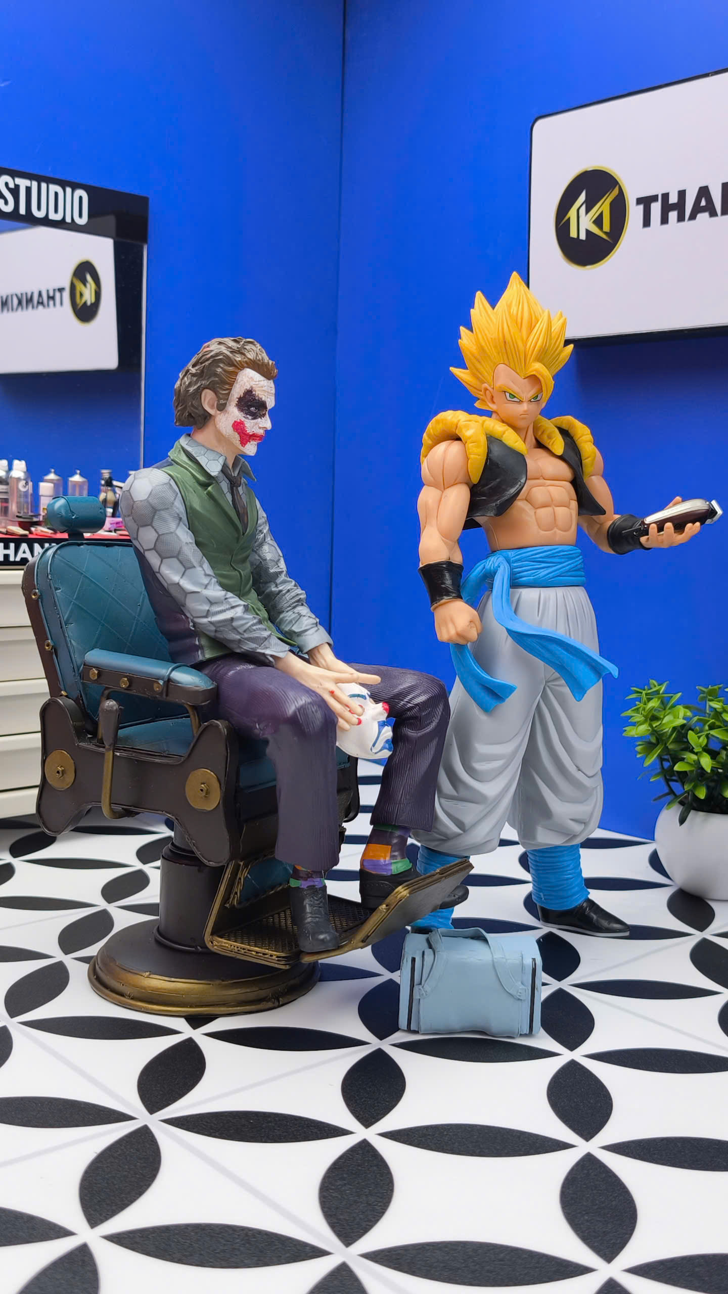 Mô hình tiệm tóc Barber PASSION 30cm