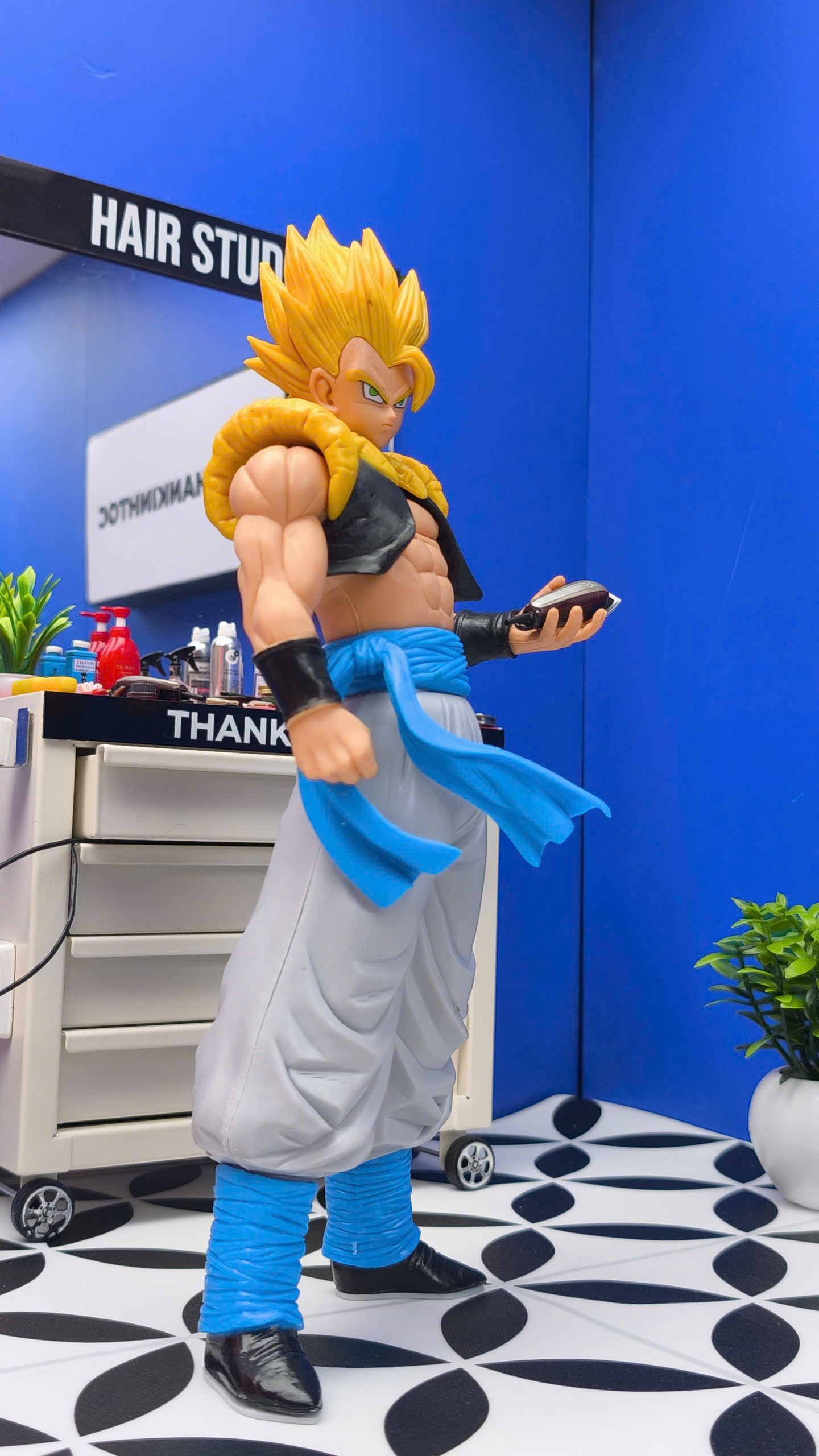 Mô hình tiệm tóc Barber PASSION 30cm