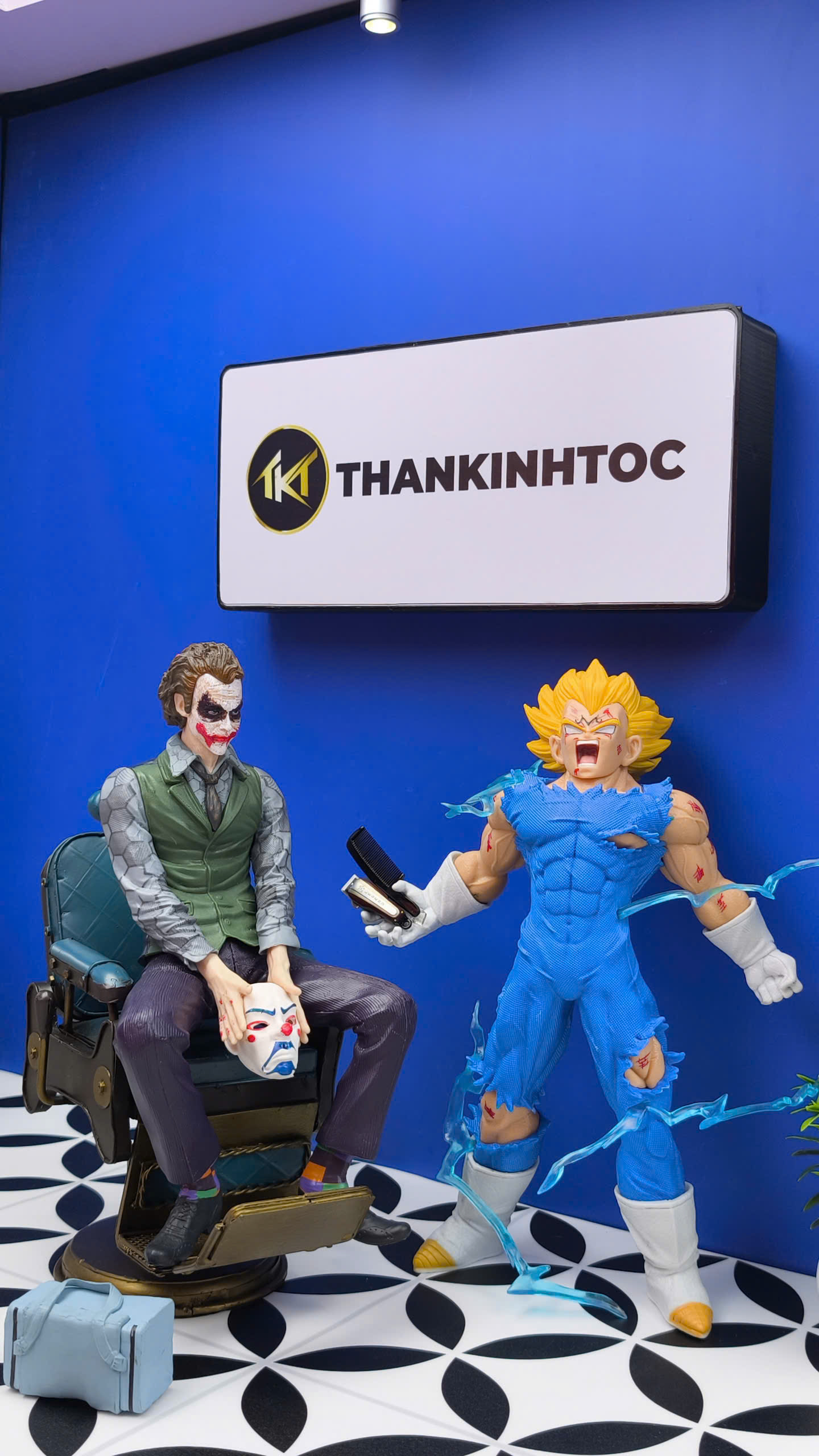 Mô hình tiệm tóc Barber NO LIMIT 27cm