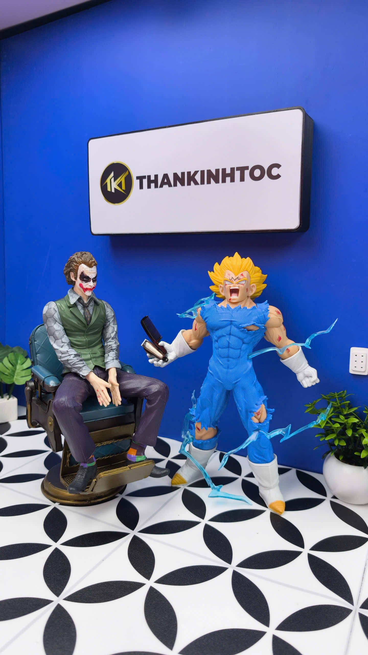 Mô hình tiệm tóc Barber NO LIMIT 27cm