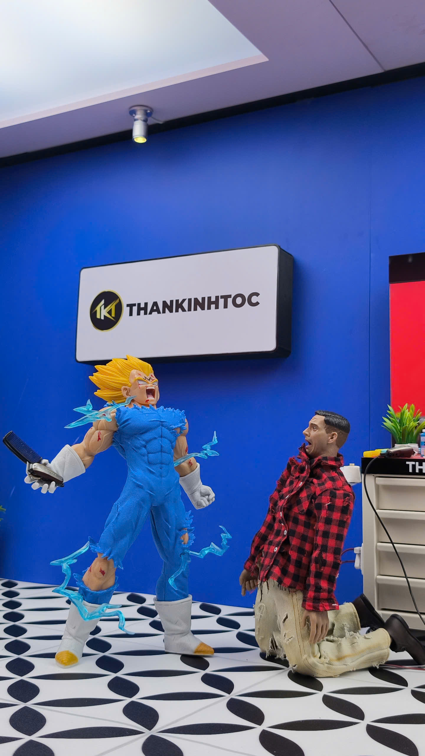 Mô hình tiệm tóc Barber NO LIMIT 27cm