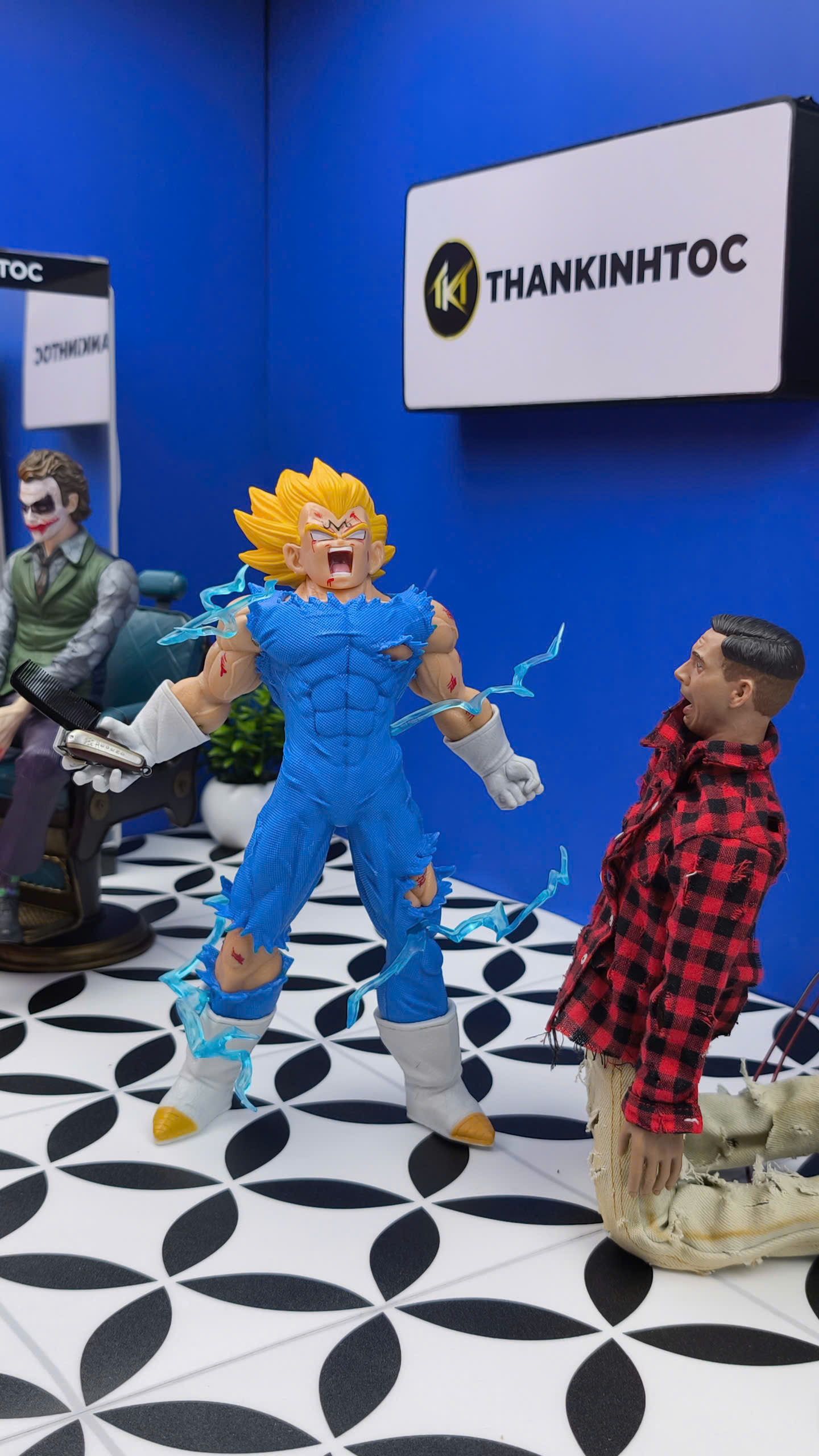 Mô hình tiệm tóc Barber NO LIMIT 27cm