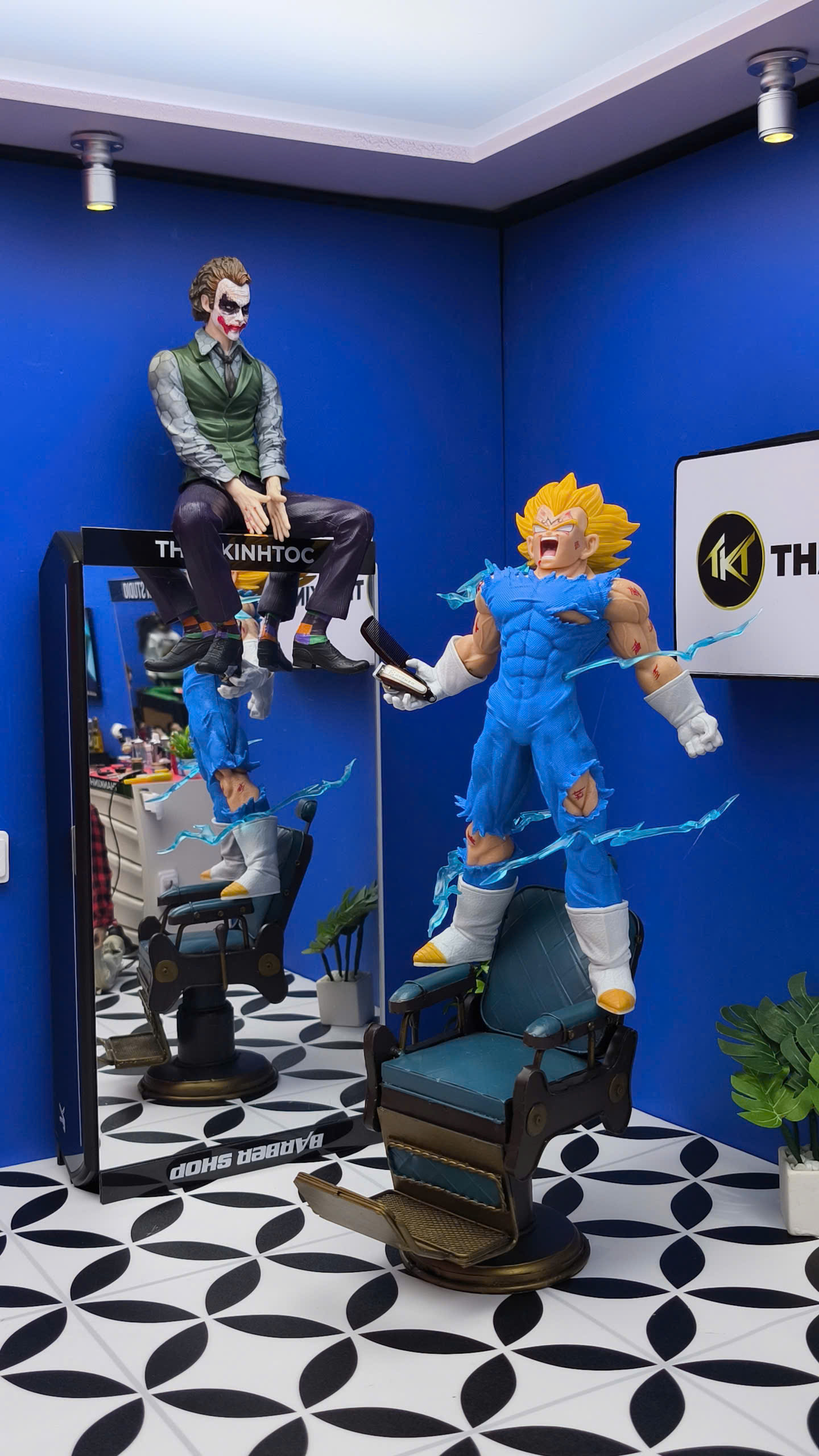 Mô hình tiệm tóc Barber NO LIMIT 27cm