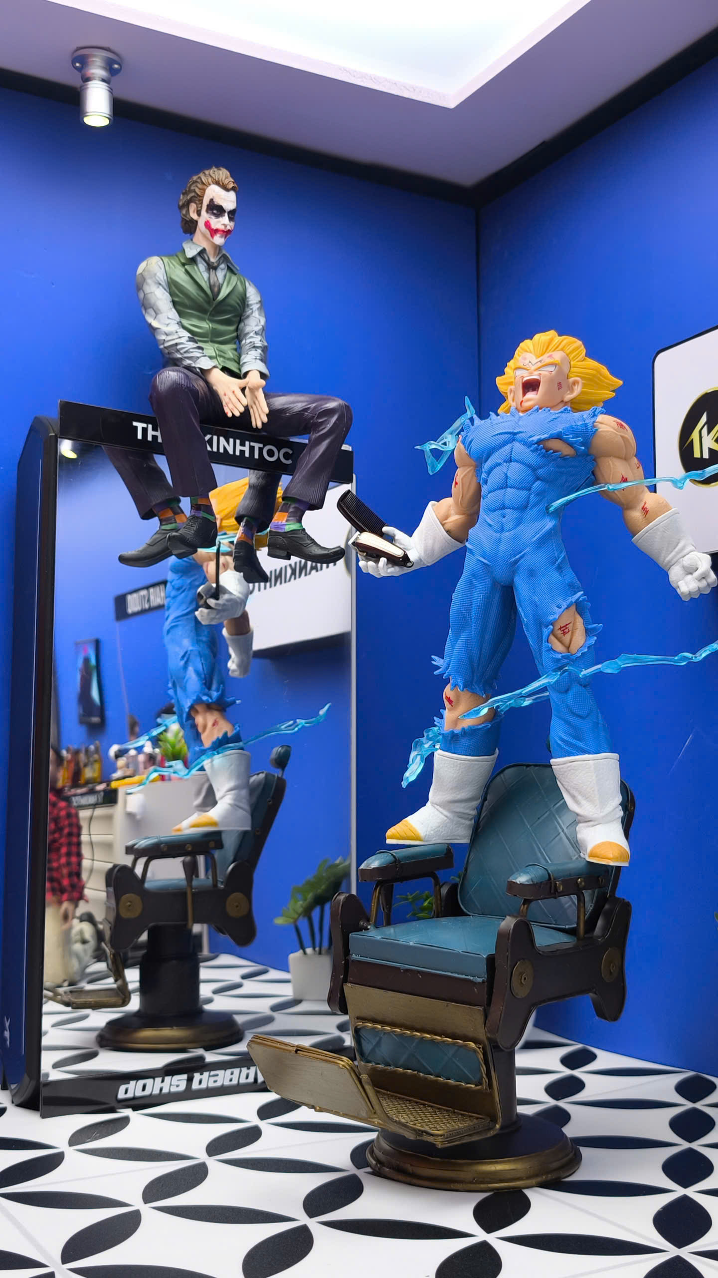 Mô hình tiệm tóc Barber NO LIMIT 27cm