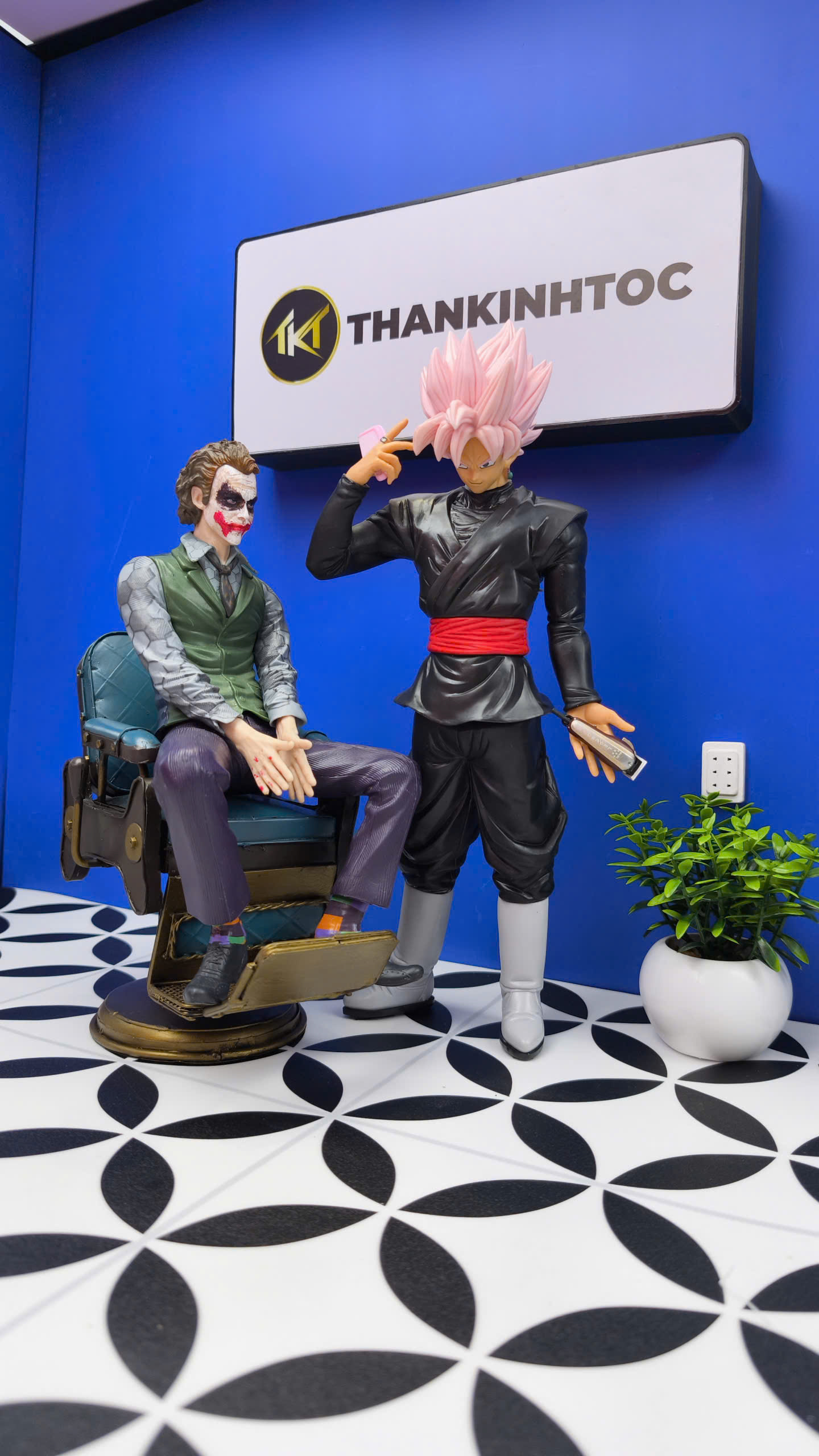 Mô hình tiệm tóc Barber MINDSET 31cm