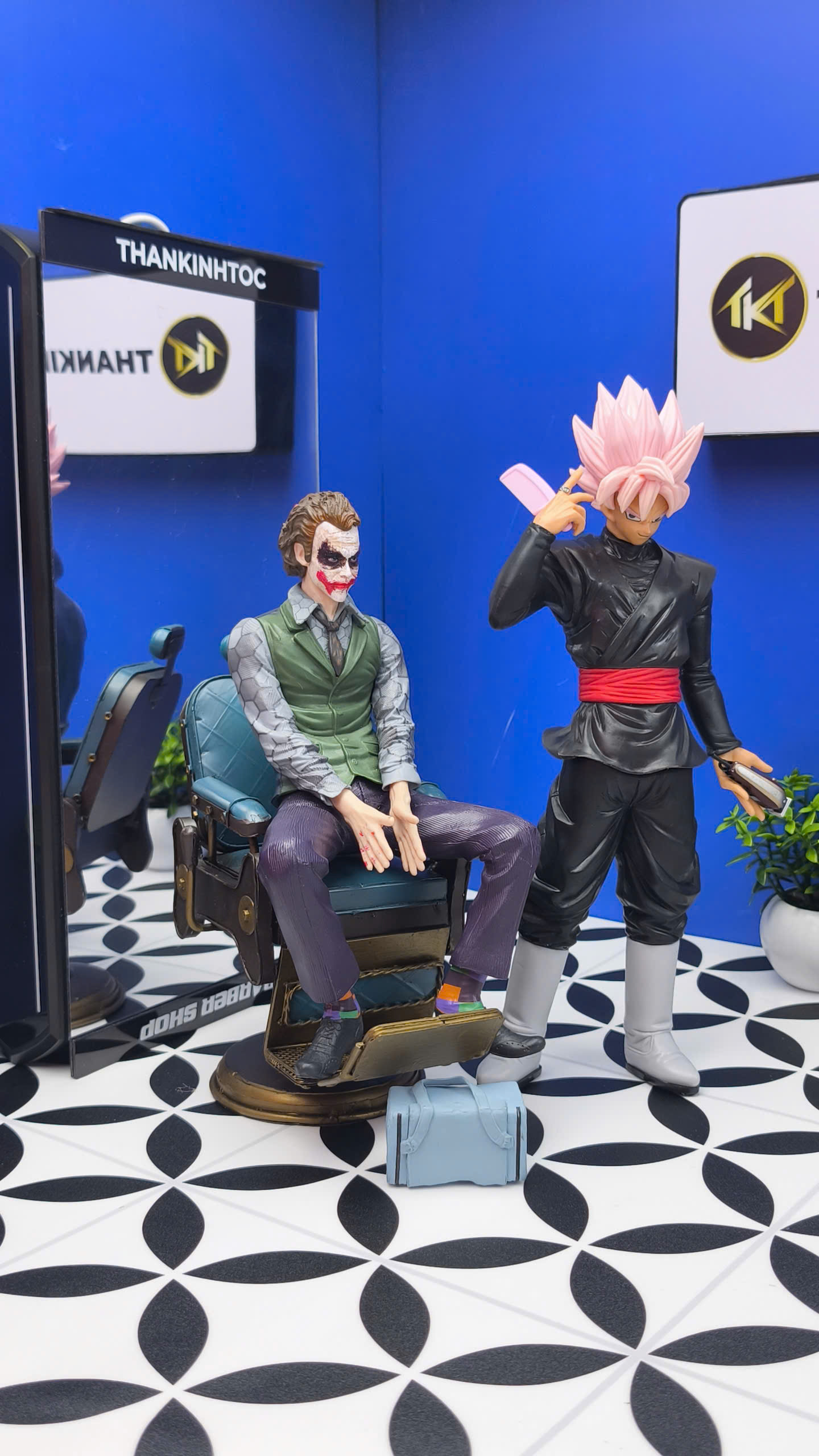 Mô hình tiệm tóc Barber MINDSET 31cm