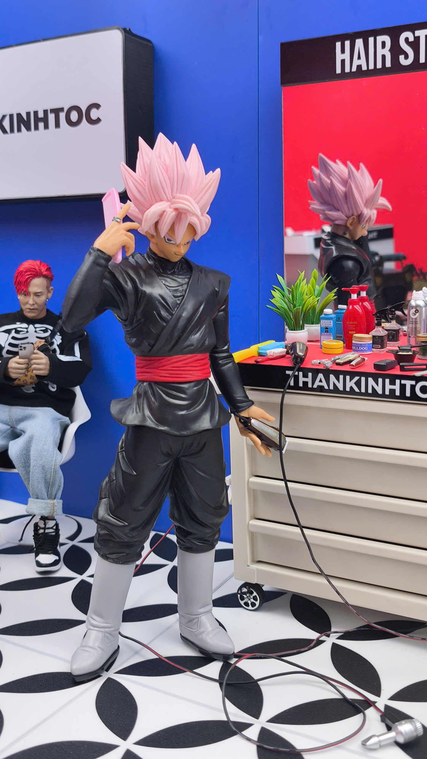 Mô hình tiệm tóc Barber MINDSET 31cm