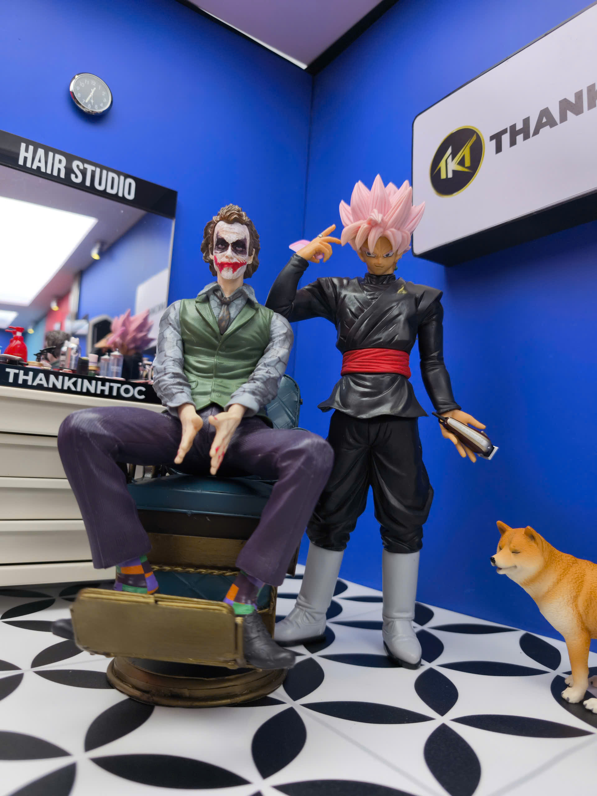 Mô hình tiệm tóc Barber MINDSET 31cm