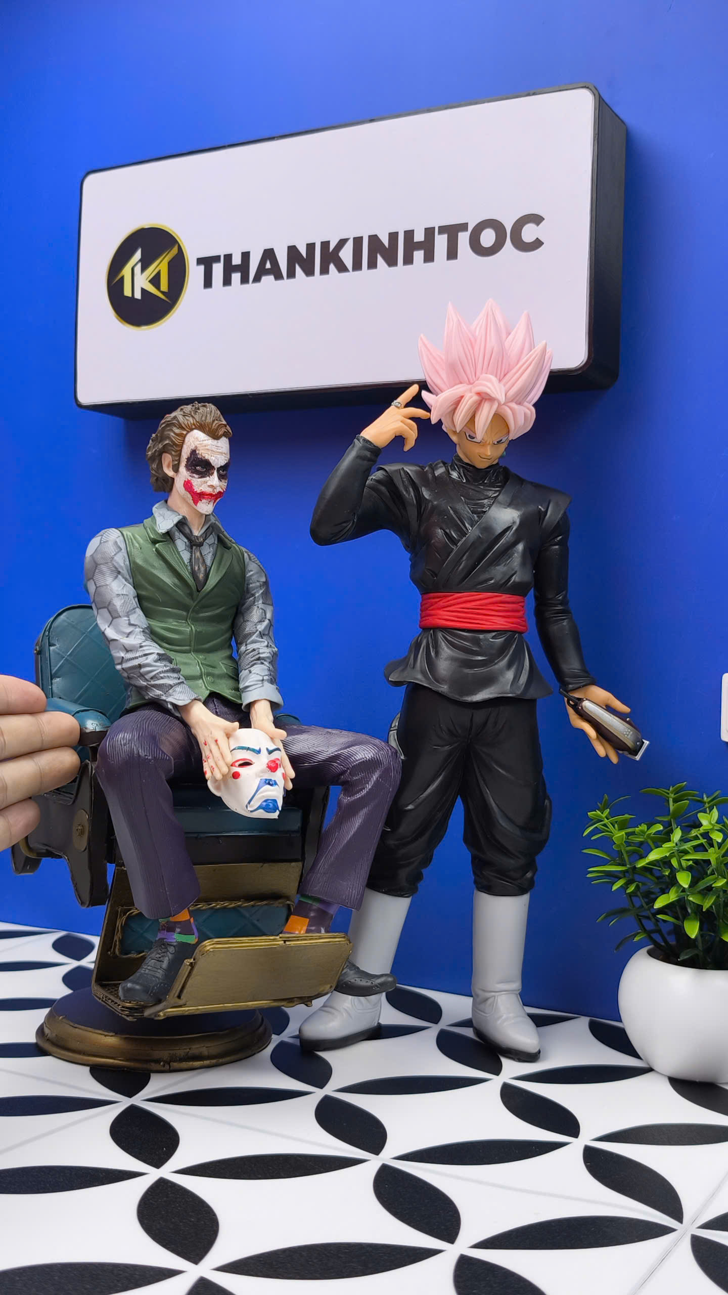 Mô hình tiệm tóc Barber MINDSET 31cm