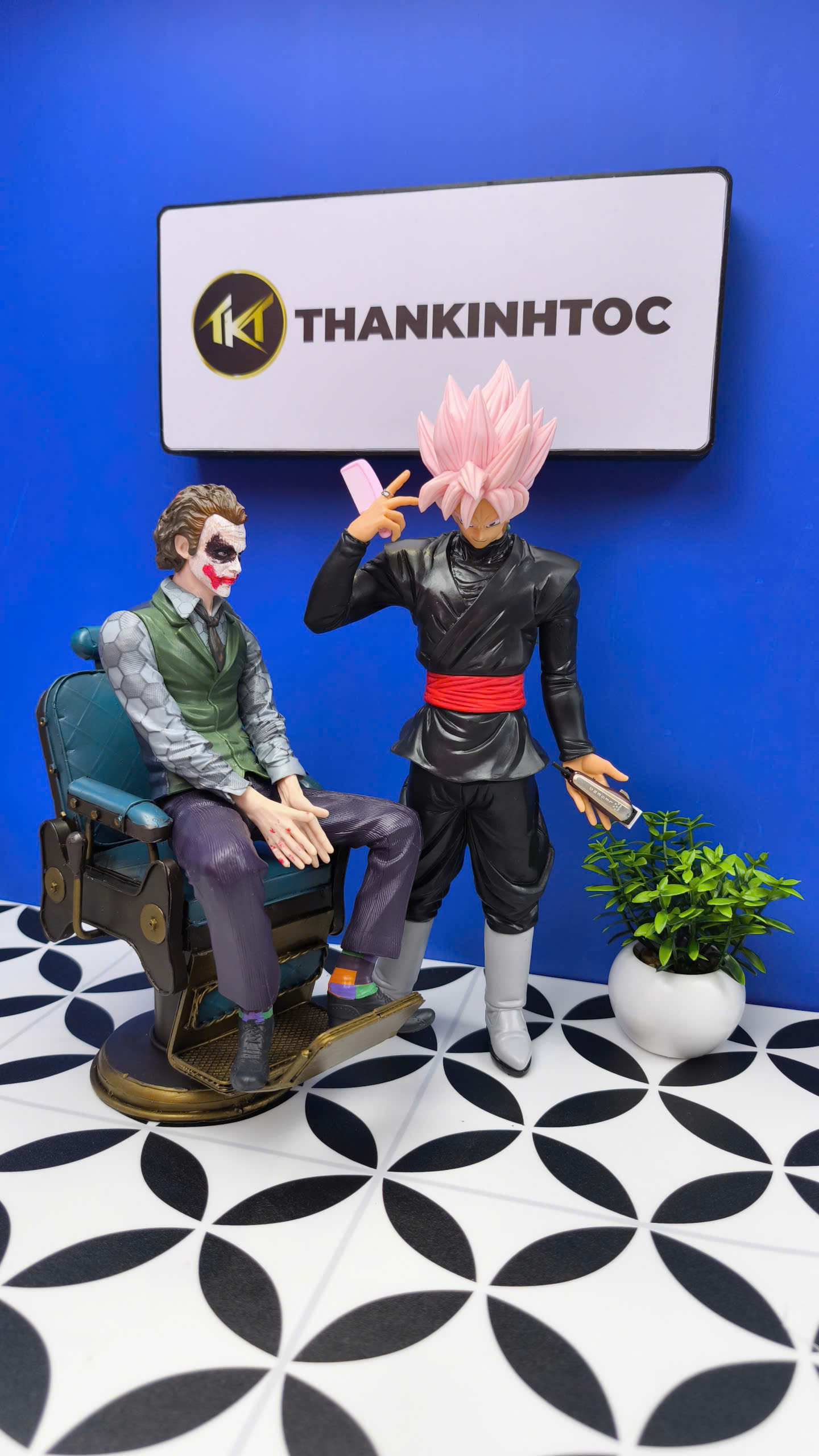 Mô hình tiệm tóc Barber MINDSET 31cm