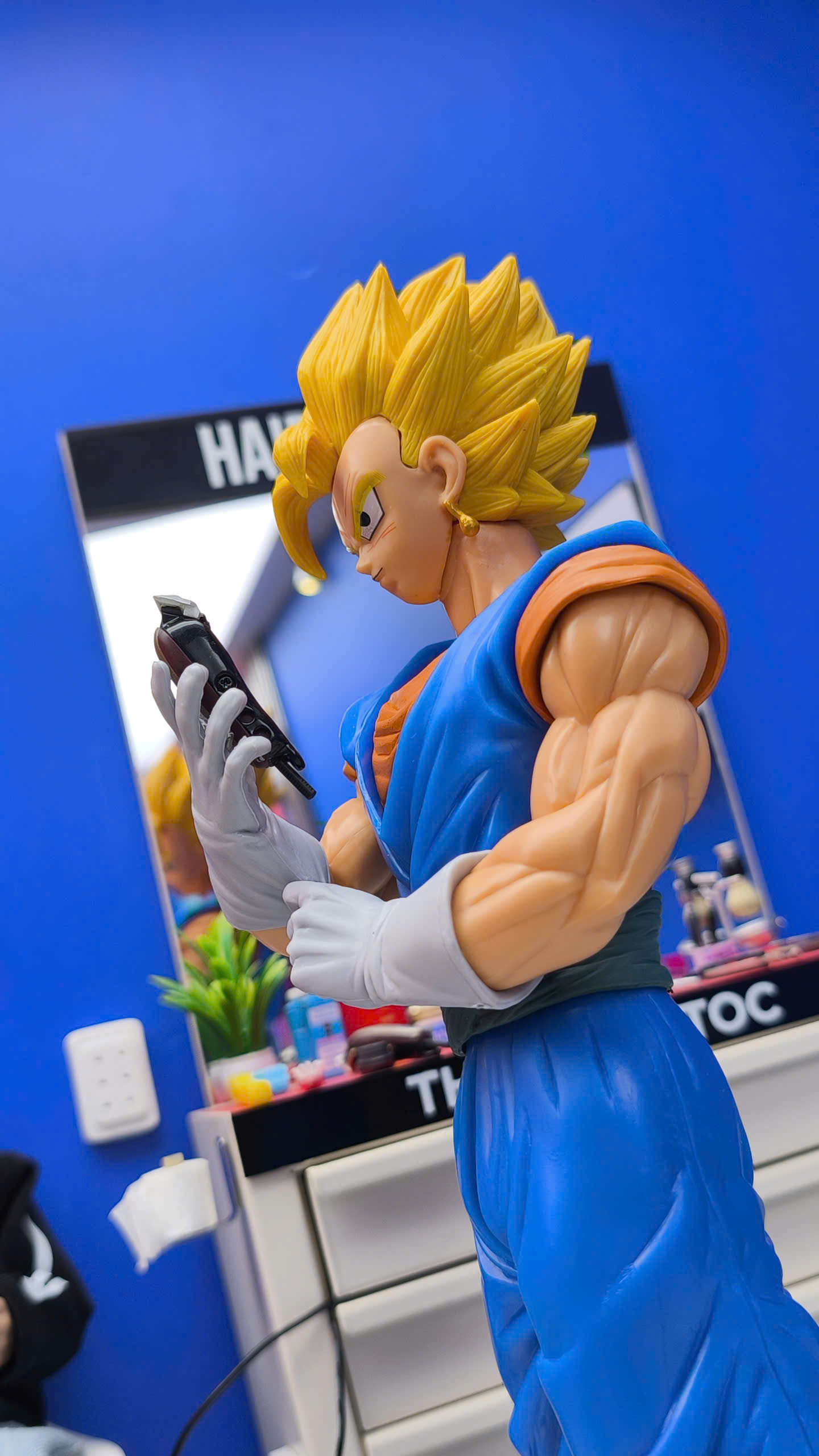 Mô hình tiệm tóc Barber NO ALL IN 30cm