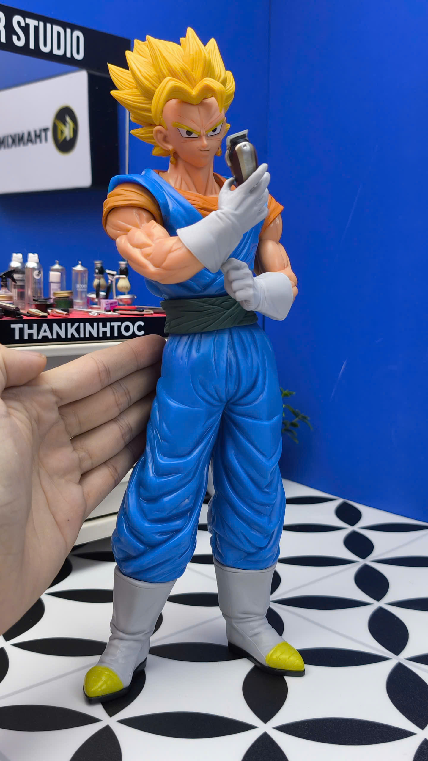 Mô hình tiệm tóc Barber NO ALL IN 30cm