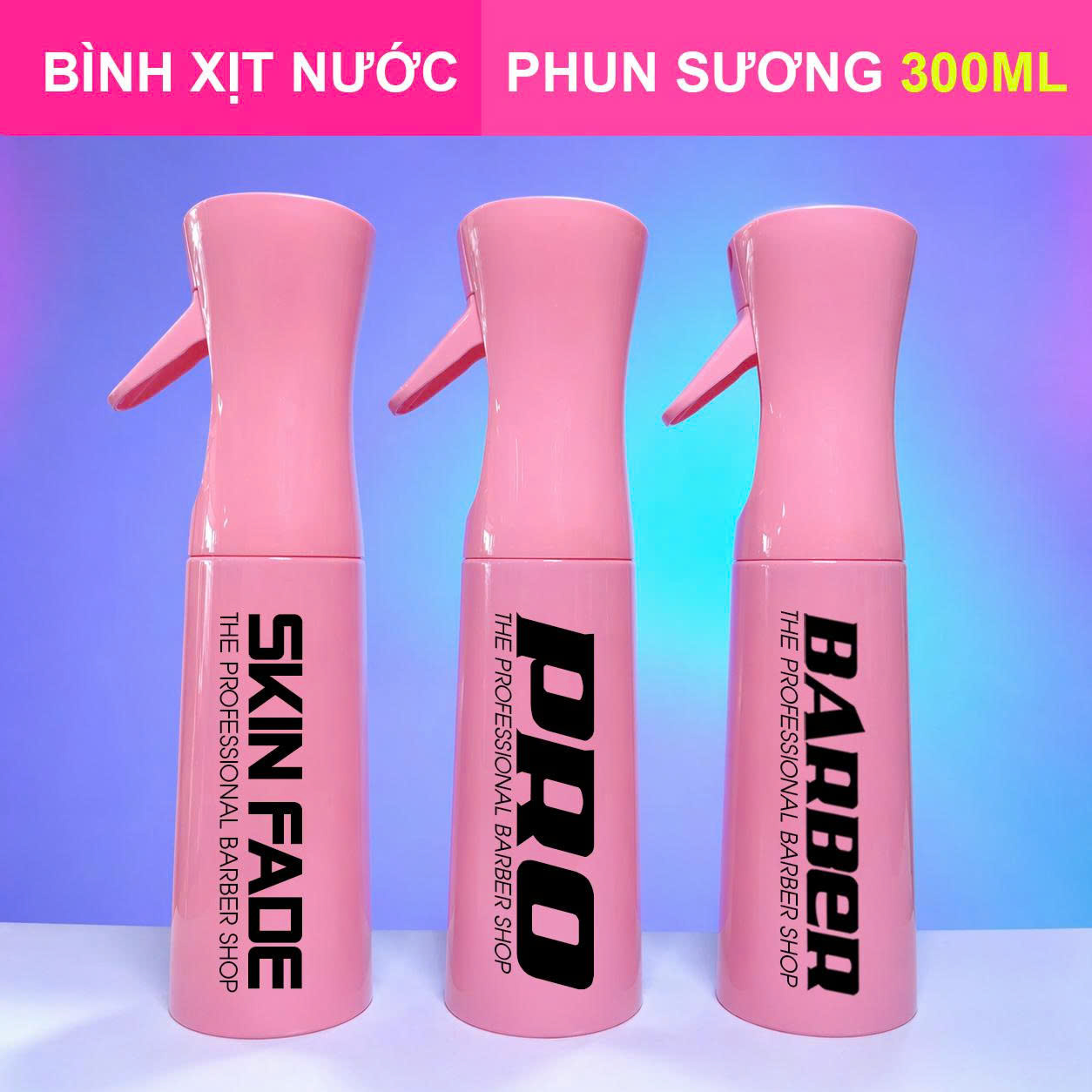 Bình xịt nước áp suất N3 Pink phun sương nano