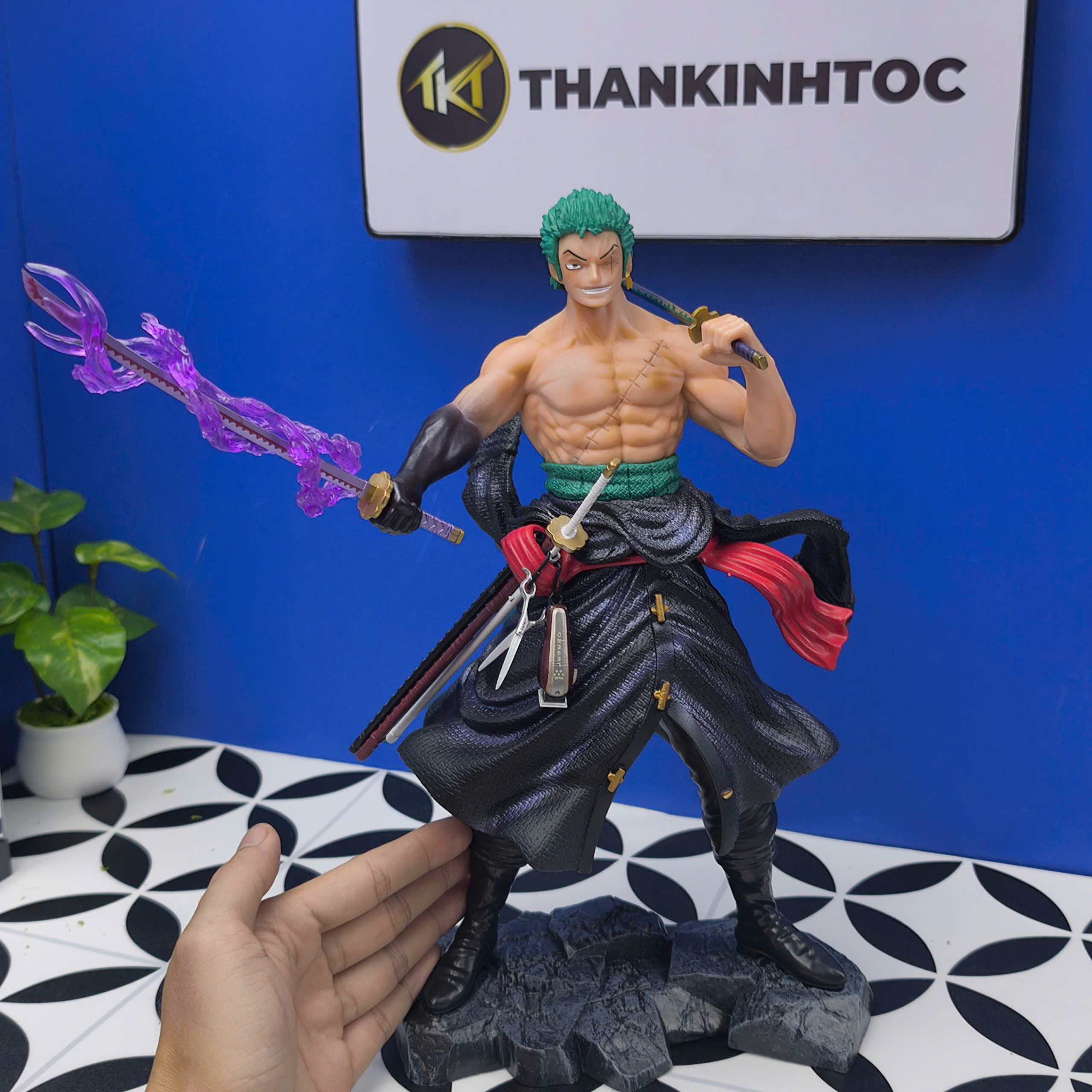 Mô Hình Tiệm Tóc Barber Zoro 33cm