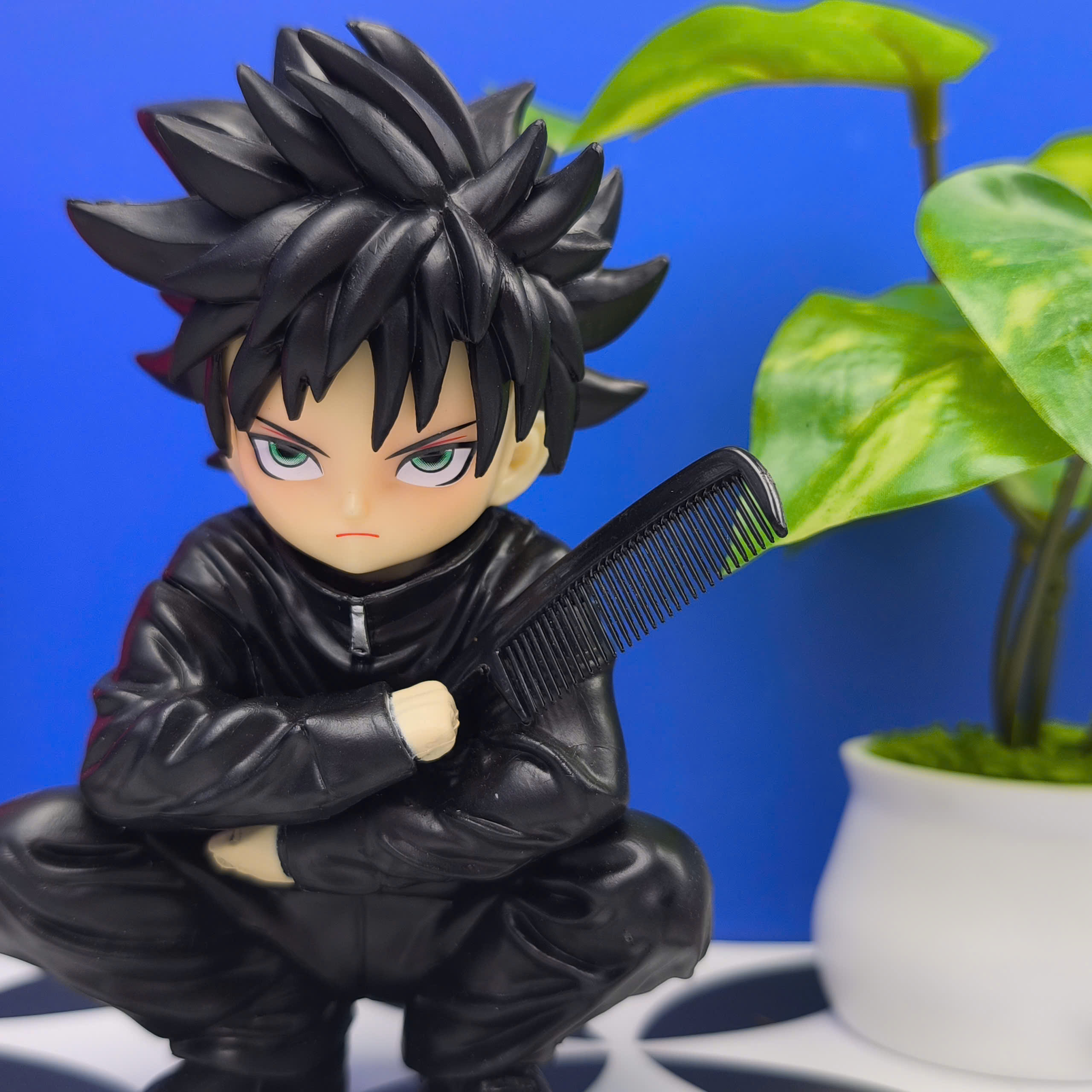 Mô Hình Tiệm Tóc Barber Megumi Fushiguro BlockBoy Cao 13cm