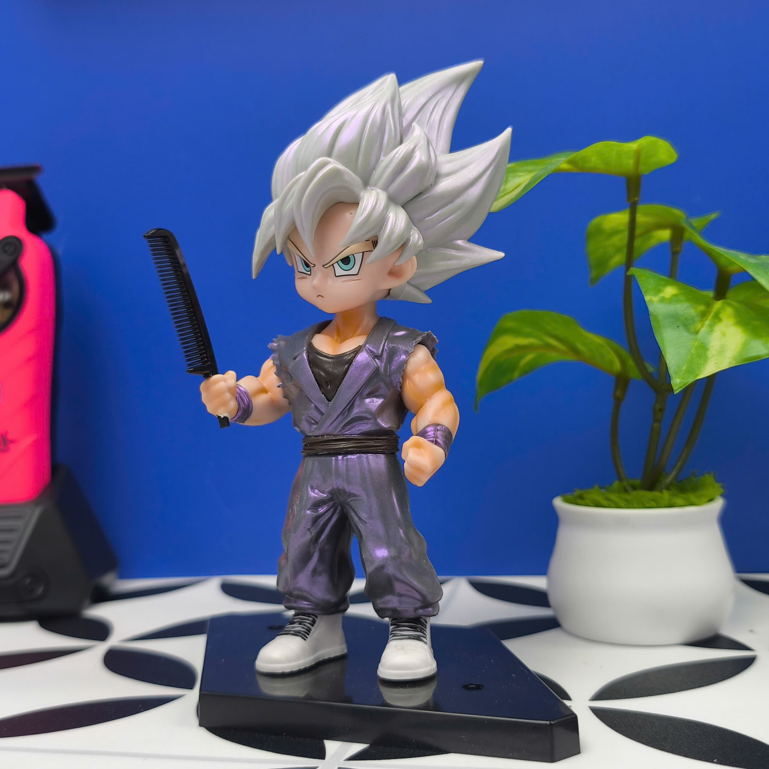 Mô Hình Tiệm Tóc Barber Goku BlockBoy Barber Editions Cao 17cm