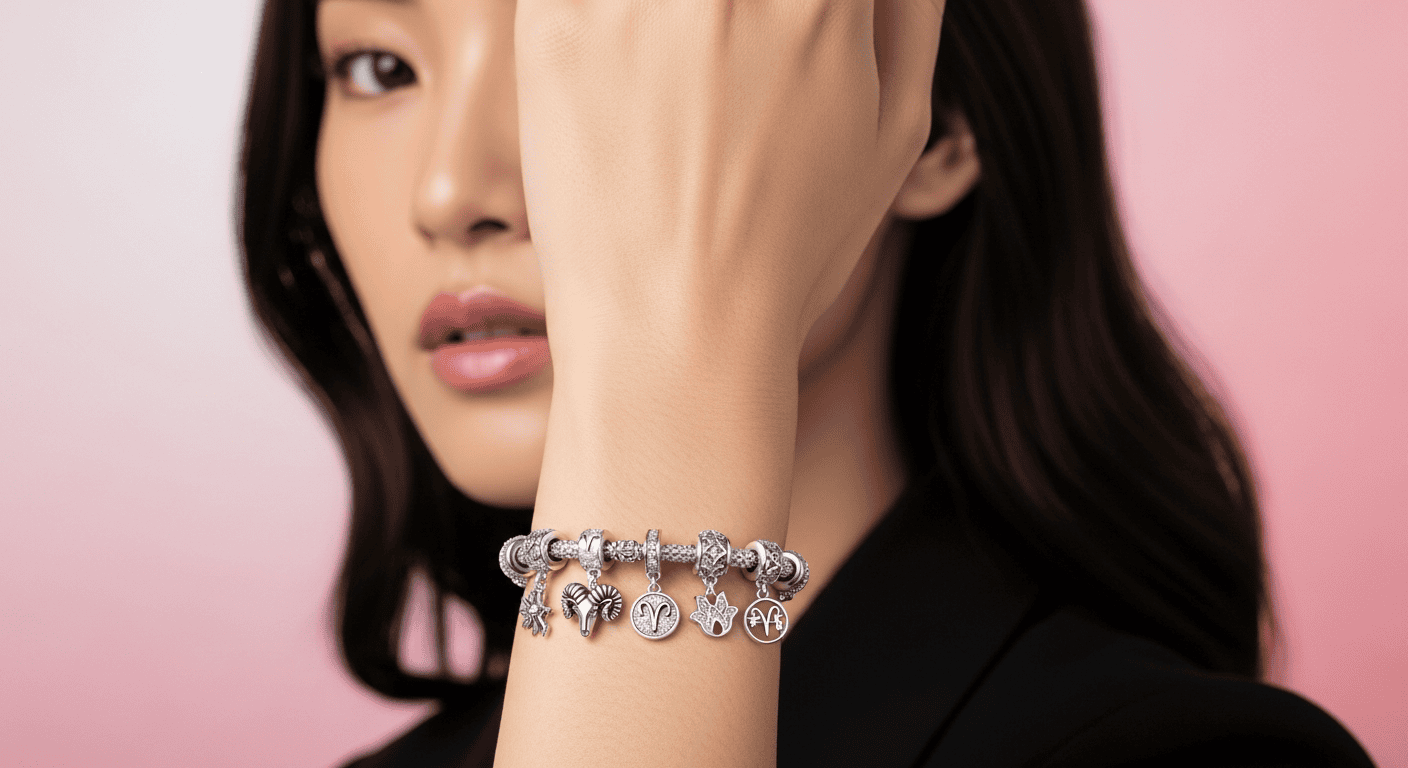 Phối Vòng Charm Bạch Dương: Bản Lĩnh & Nhiệt Huyết - DNJ Silver