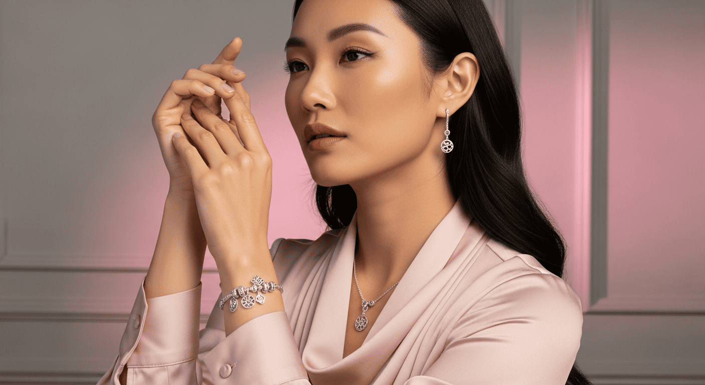 Quà Tặng Mẹ 8/3: Bộ Trang Sức Bạc Ý Nghĩa - DNJ Silver