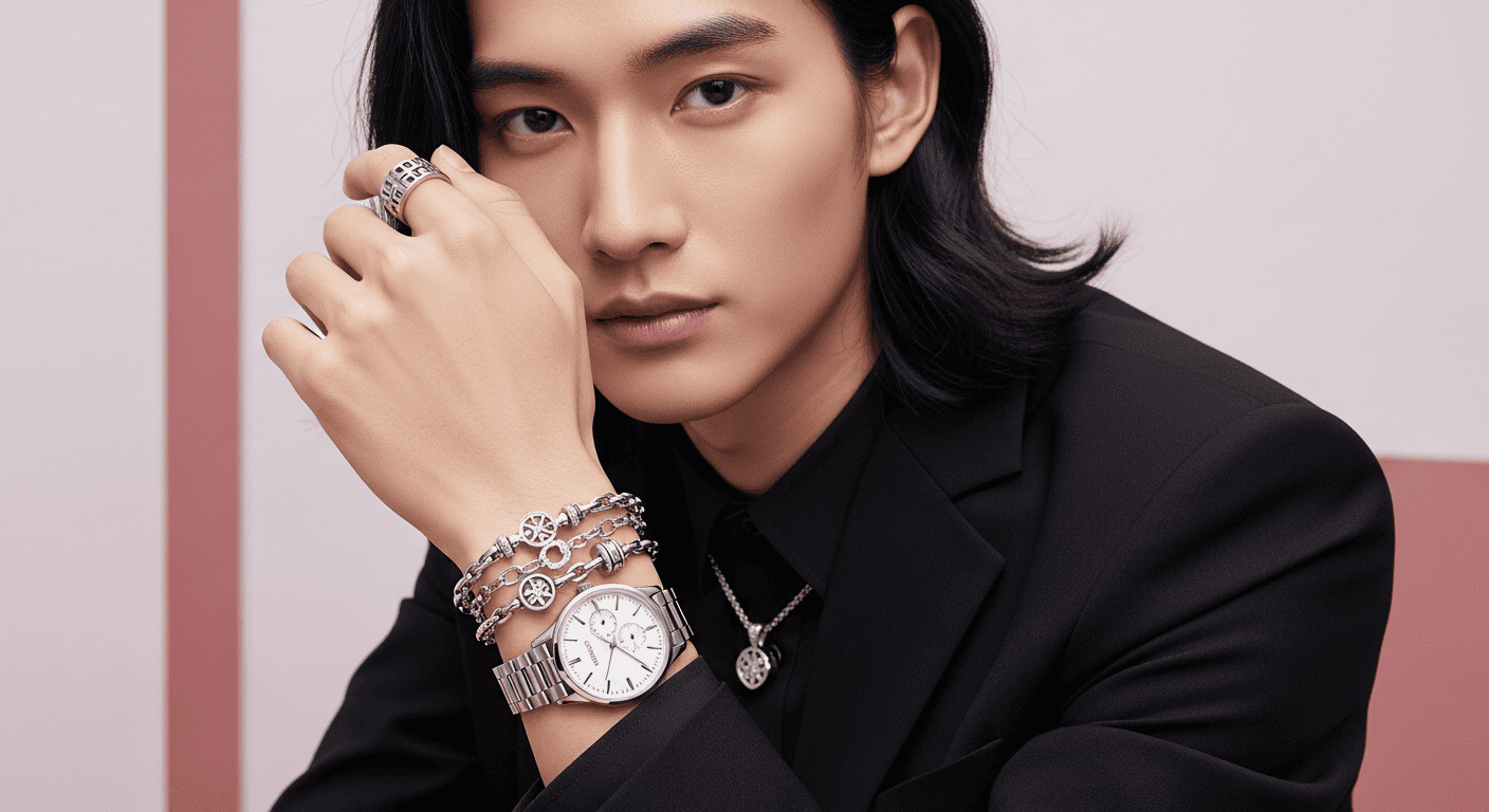 Cách chọn vòng tay bạc nam chuẩn đẹp và đẳng cấp | DNJ Silver