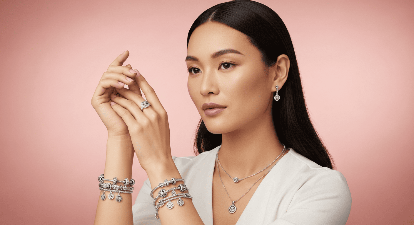 Cách Phối Trang Sức Bạc Giúp Nàng Thanh Thoát Hơn