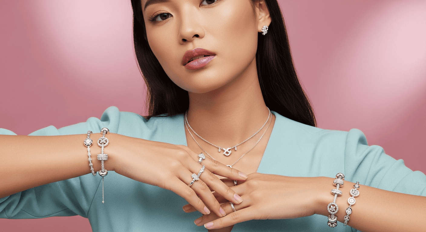 Phối Trang Sức Bạc Và Đồ Pastel: Bí Quyết Tỏa Sáng Mùa Xuân