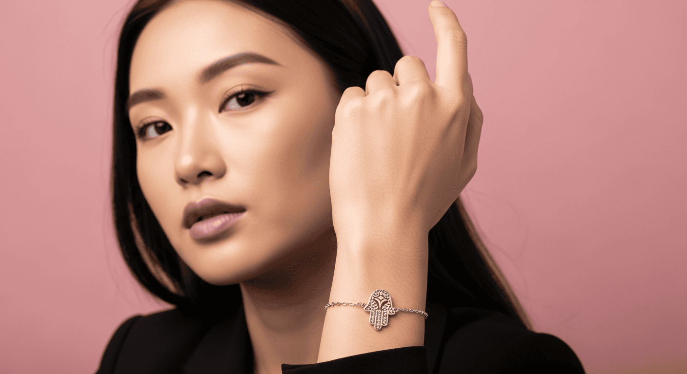 Giải Mã Ý Nghĩa Bàn Tay Fatima & Charm Hamsa Bạc S925 - DNJ