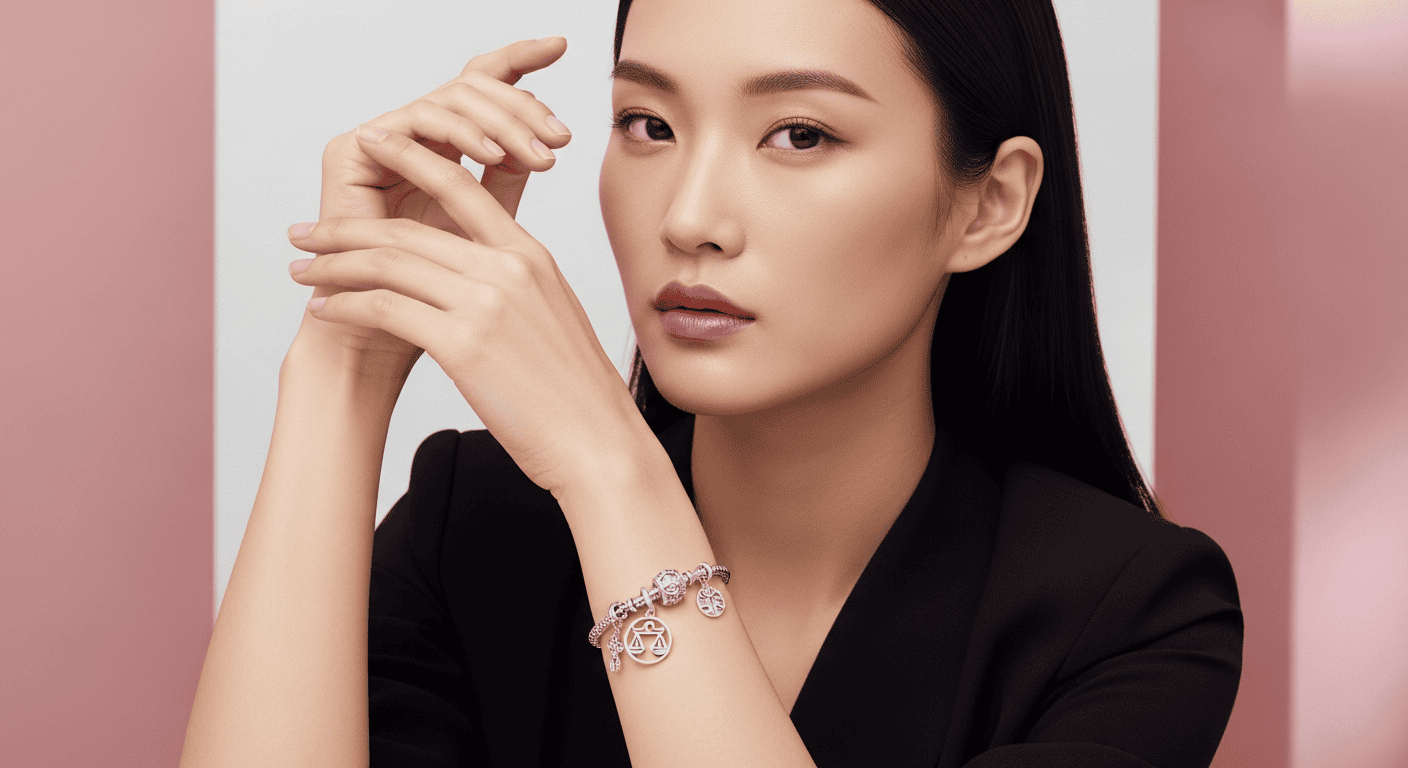 Vòng Charm Cung Thiên Bình (Libra) Đẹp & Tinh Tế | DNJ Silver