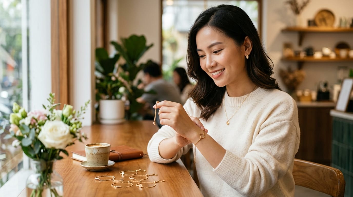 Vòng tay Sliding là gì? Bí kíp chọn vòng không cần đo size