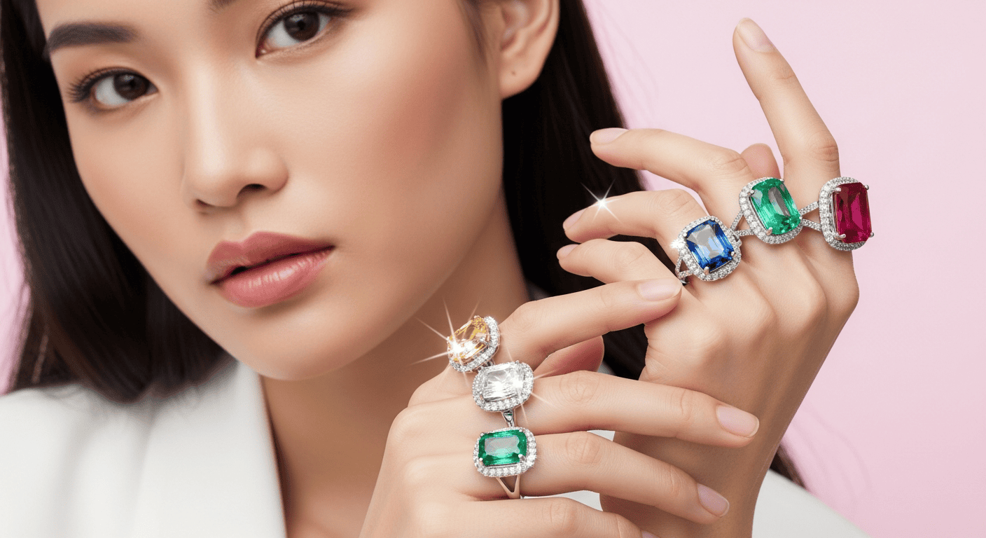 Top 5 Nhẫn Bạc Nữ Dự Tiệc 