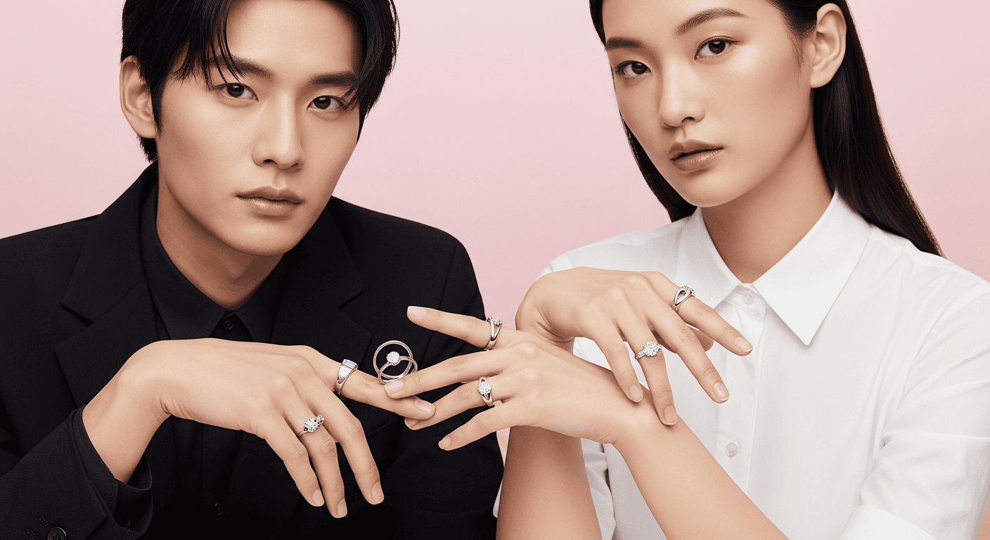 Top 5 Mẫu Nhẫn Đôi Bạc Gen Z Đẹp 