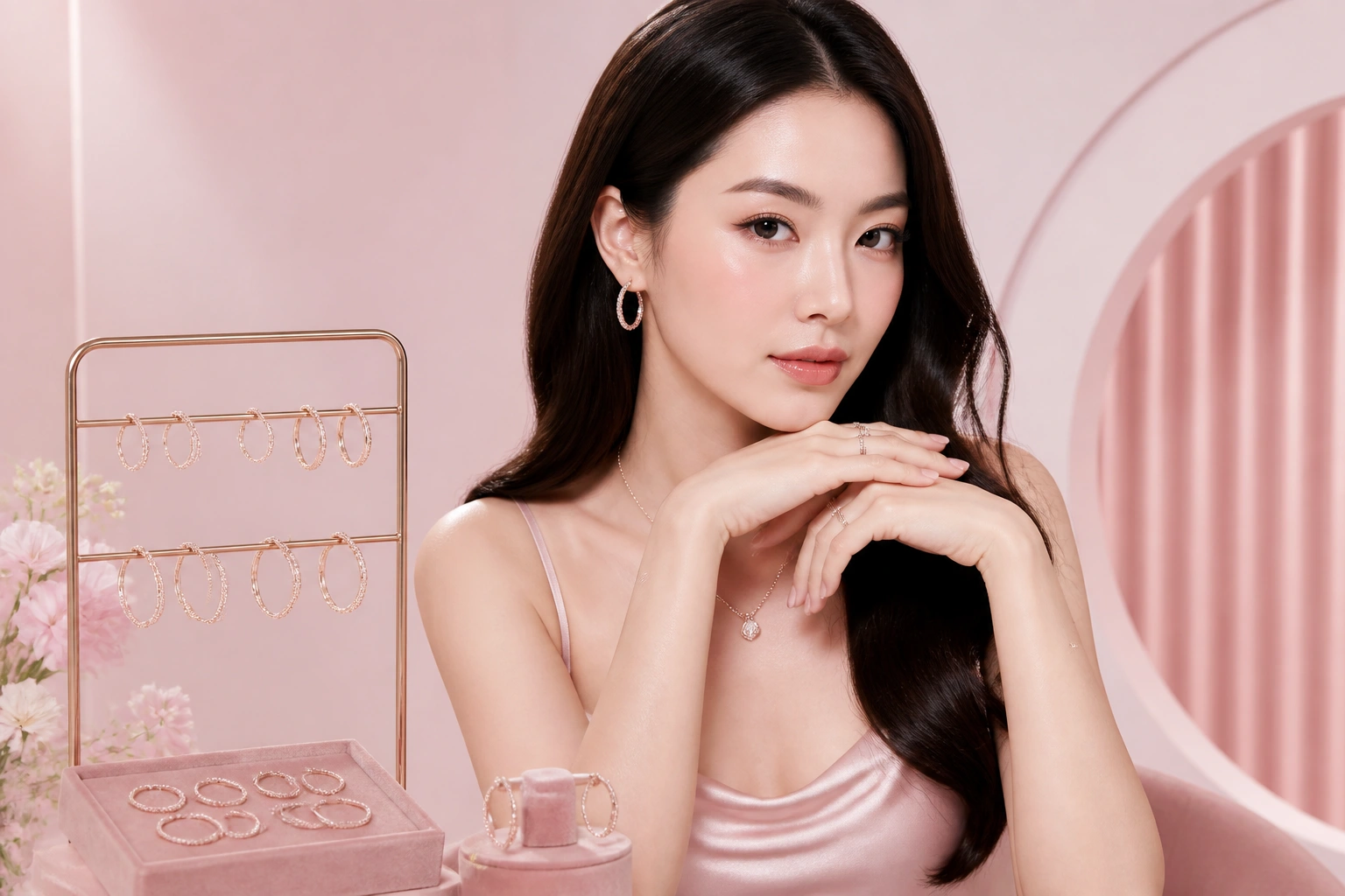 Bộ sưu tập khuyên tai hoop silver độc bản tại DNJ Silver