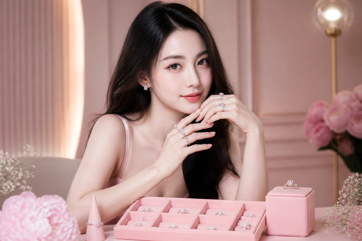 Bộ sưu tập nhẫn bạc nữ cao cấp chuẩn kiểm định tại DNJ Silver