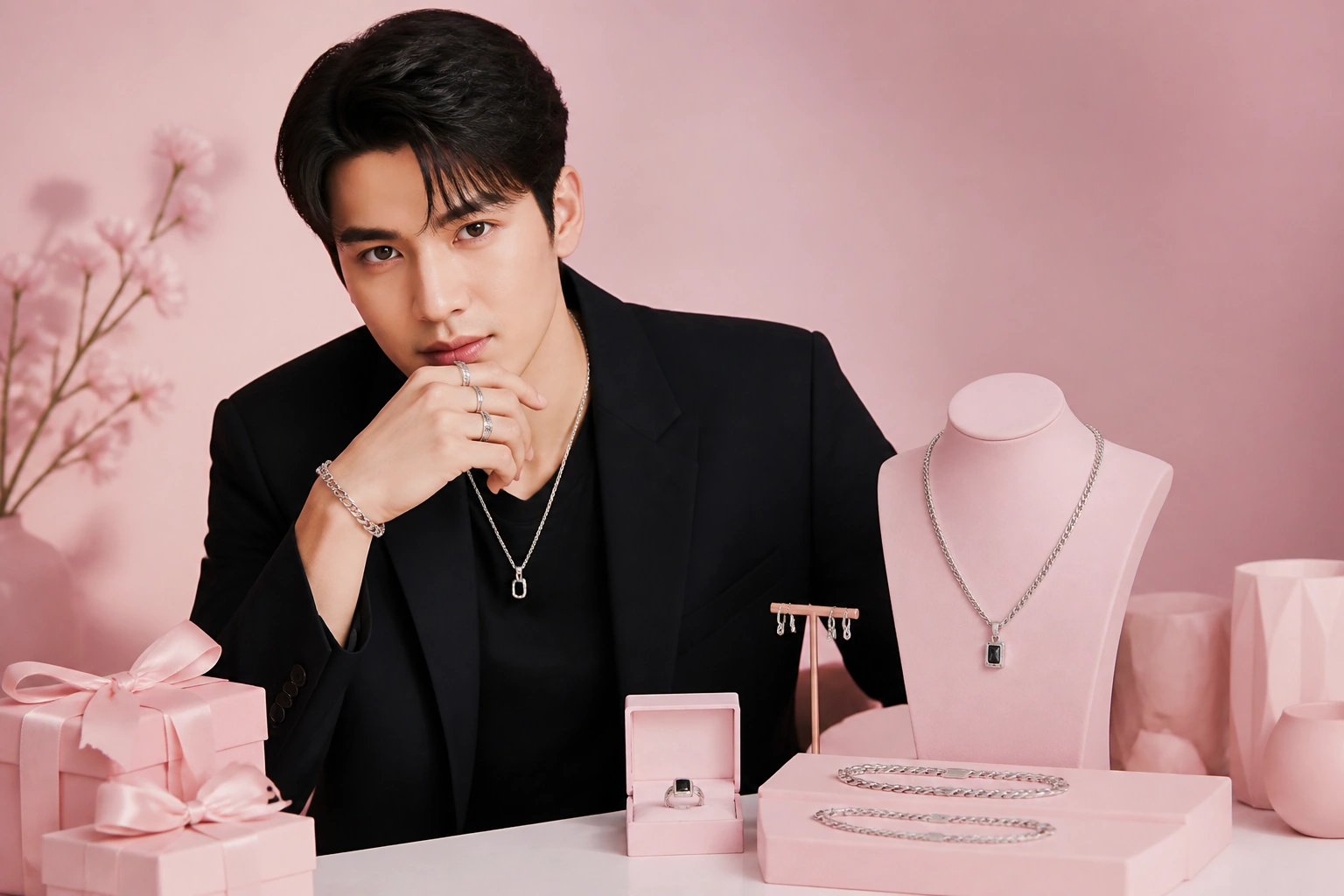 bộ sưu tập trang sức bạc nam giới đa dạng phong cách tại DNJ Silver