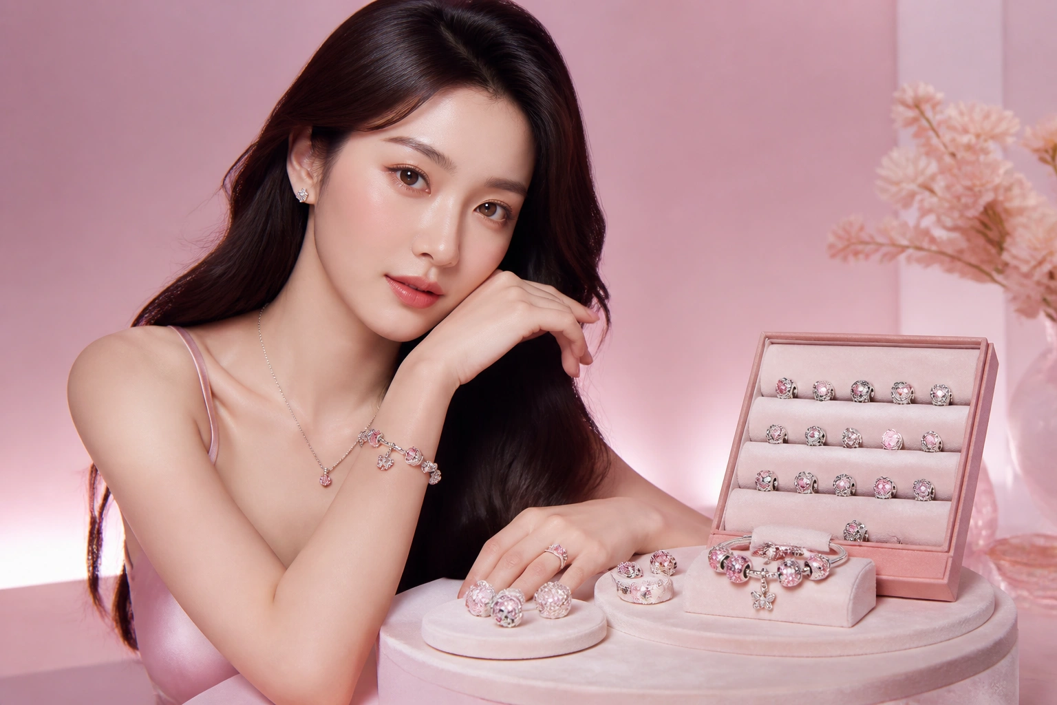 Các loại hạt charm đá quý và charm bạc ý thiết kế độc quyền tại dnj
