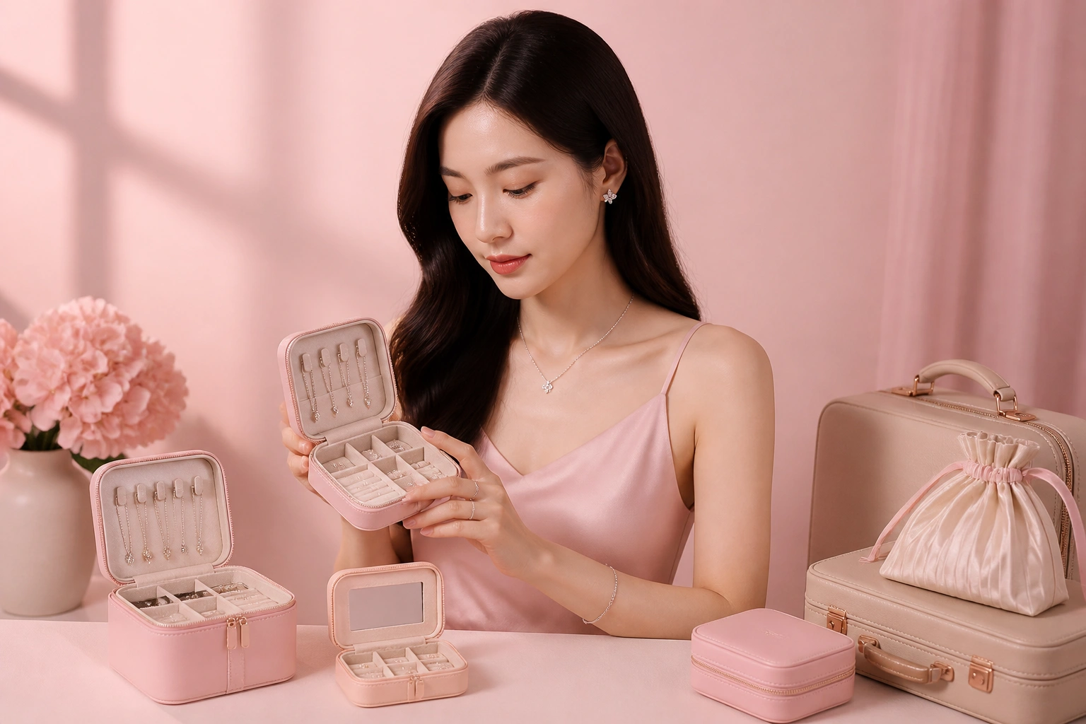 Các mẫu hộp đựng trang sức du lịch nhỏ gọn và tiện lợi]