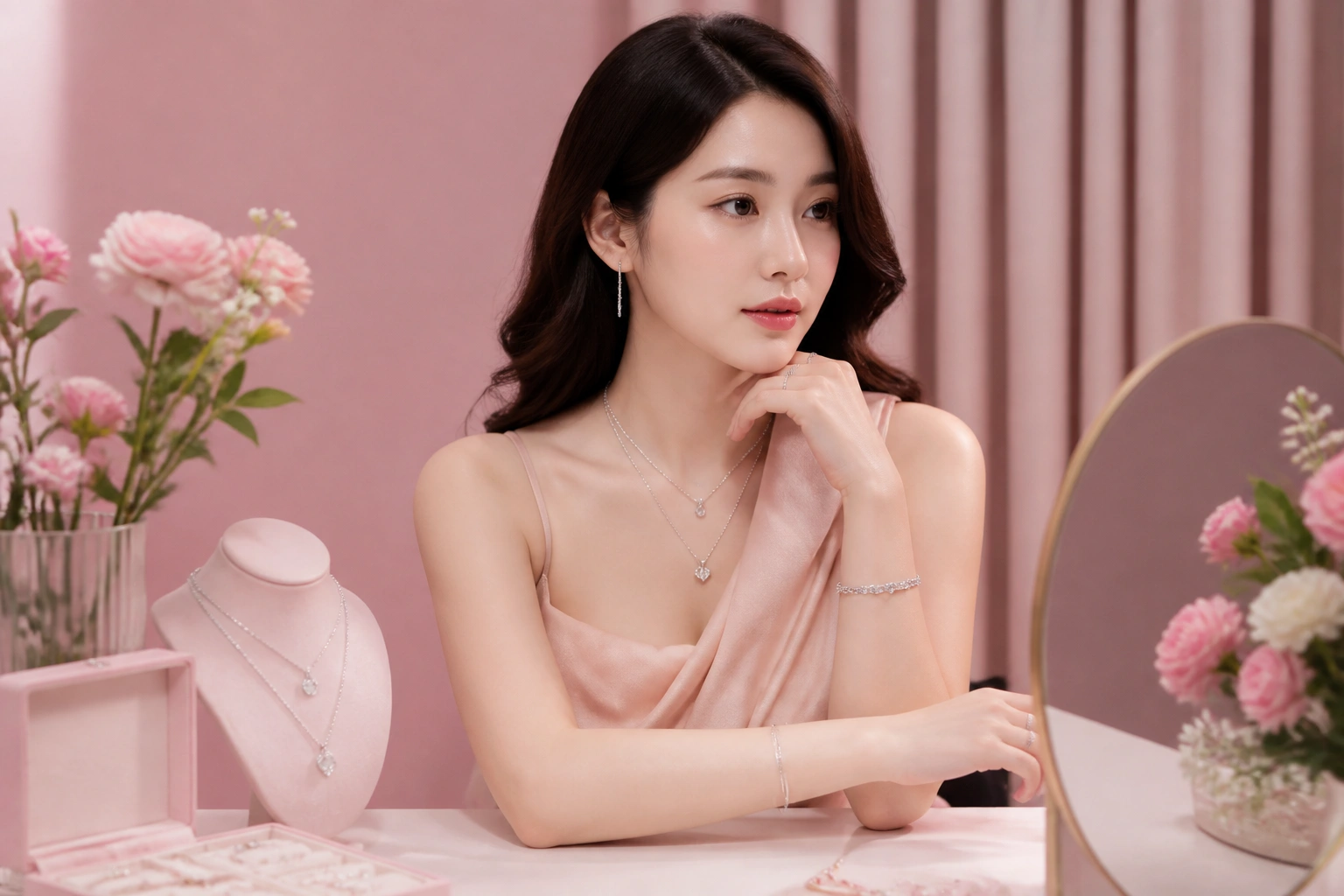 Cách phối trang sức bạc theo từng cá tính phụ nữ tại dnj