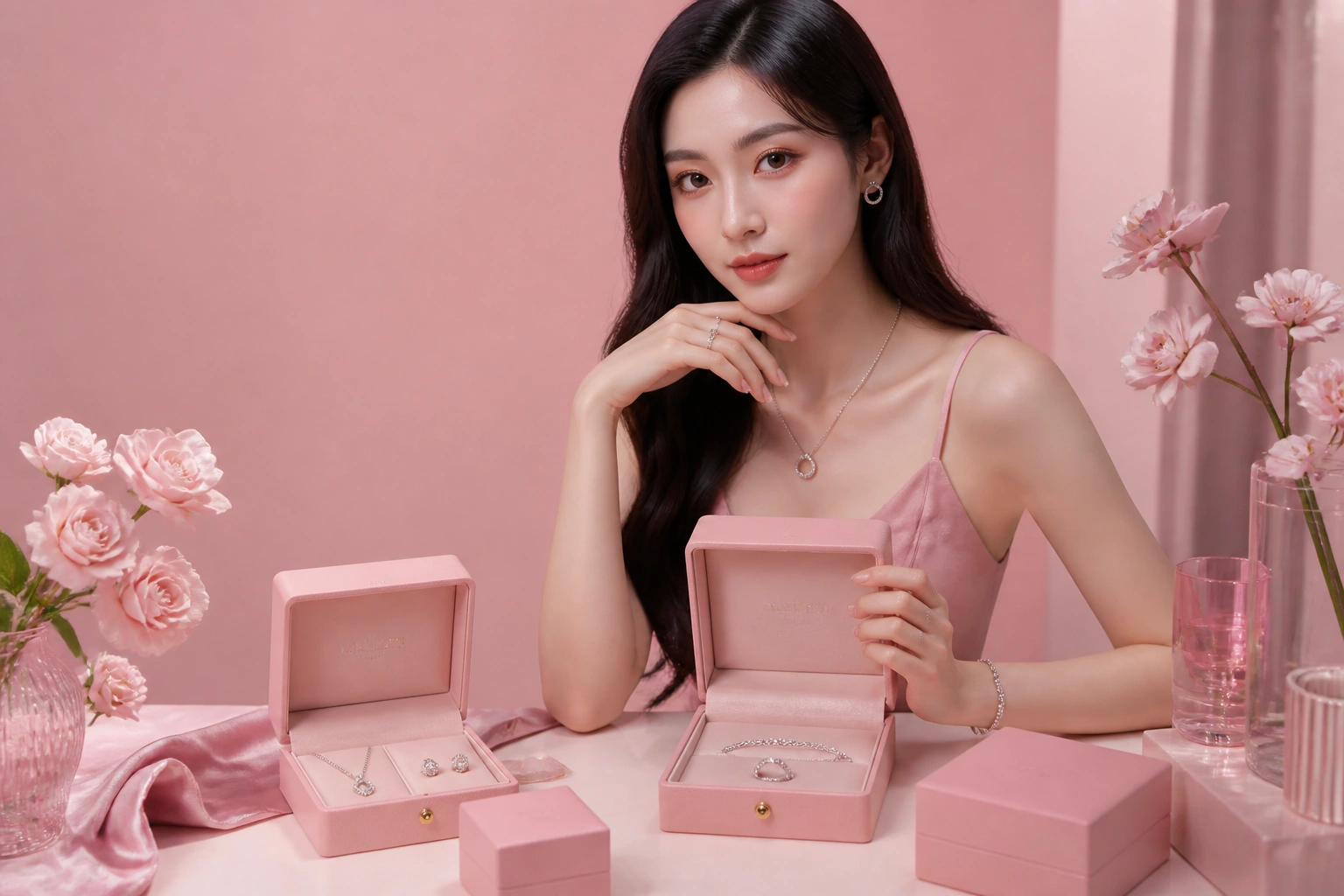 Cận cảnh hộp đựng sang trọng cho dòng trang sức Unisex tại DNJ