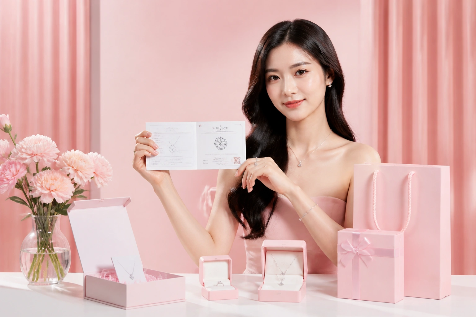 Chứng nhận chất lượng bạc S925 và bao bì sang trọng tại DNJ Silver