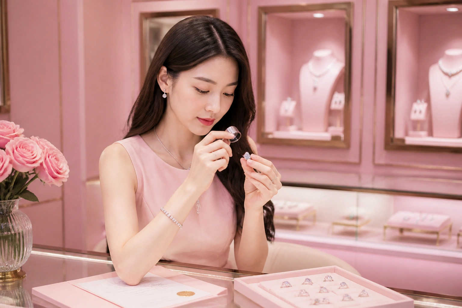 Chứng nhận chất lượng bạc và đá quý tại hệ thống DNJ Silver