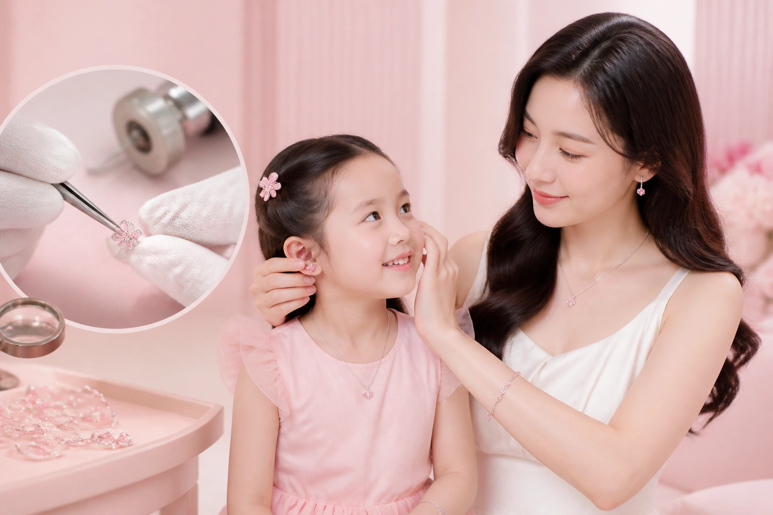 Công nghệ chế tác bạc S925 ý an toàn tuyệt đối cho làn da trẻ em