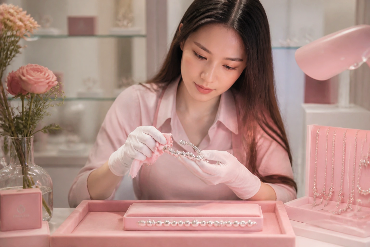 Dịch vụ bảo trì làm sáng bạc phong thủy tại DNJ Silver