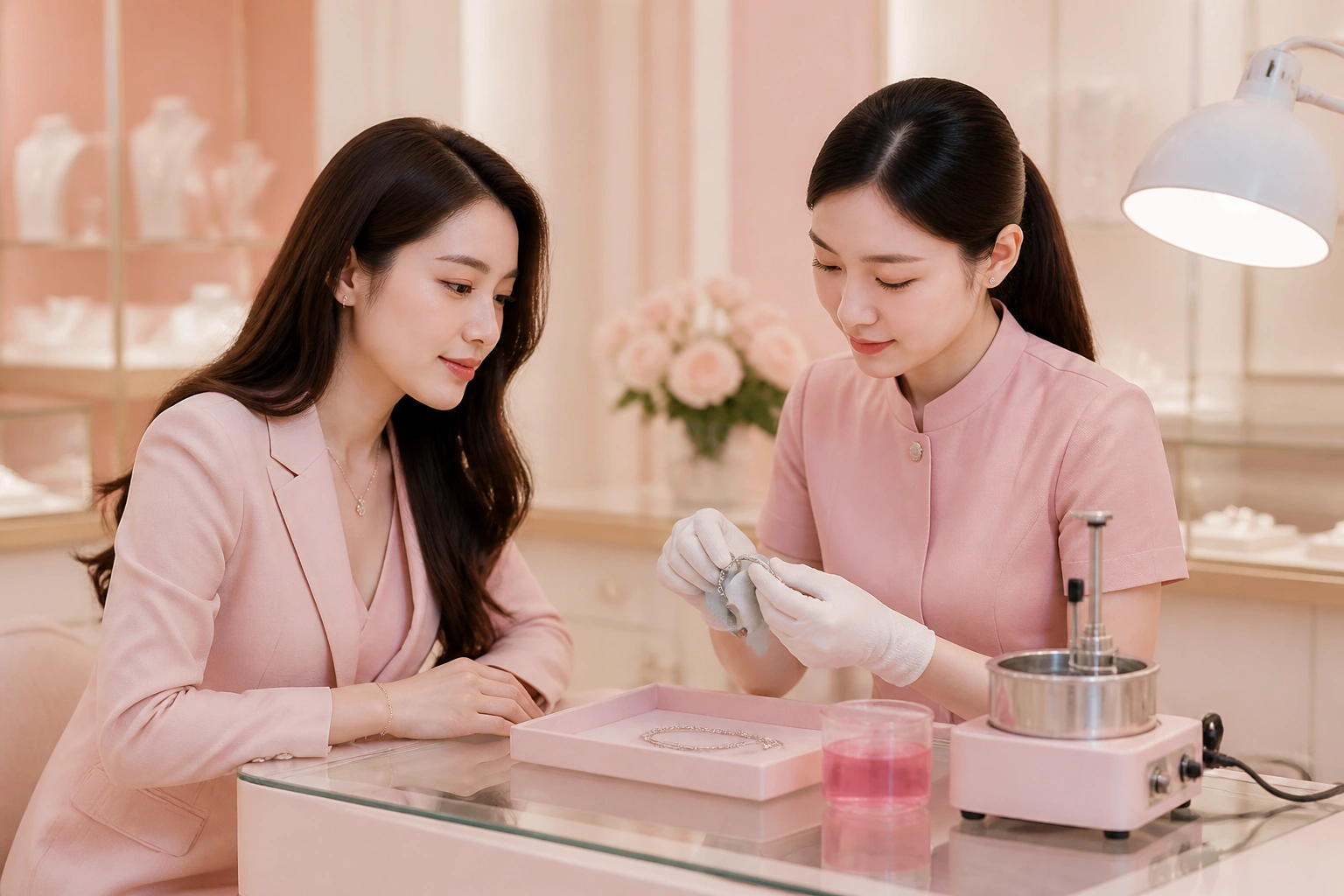 Dịch vụ làm mới và xi mạ chuyên nghiệp tại showroom DNJ Silver