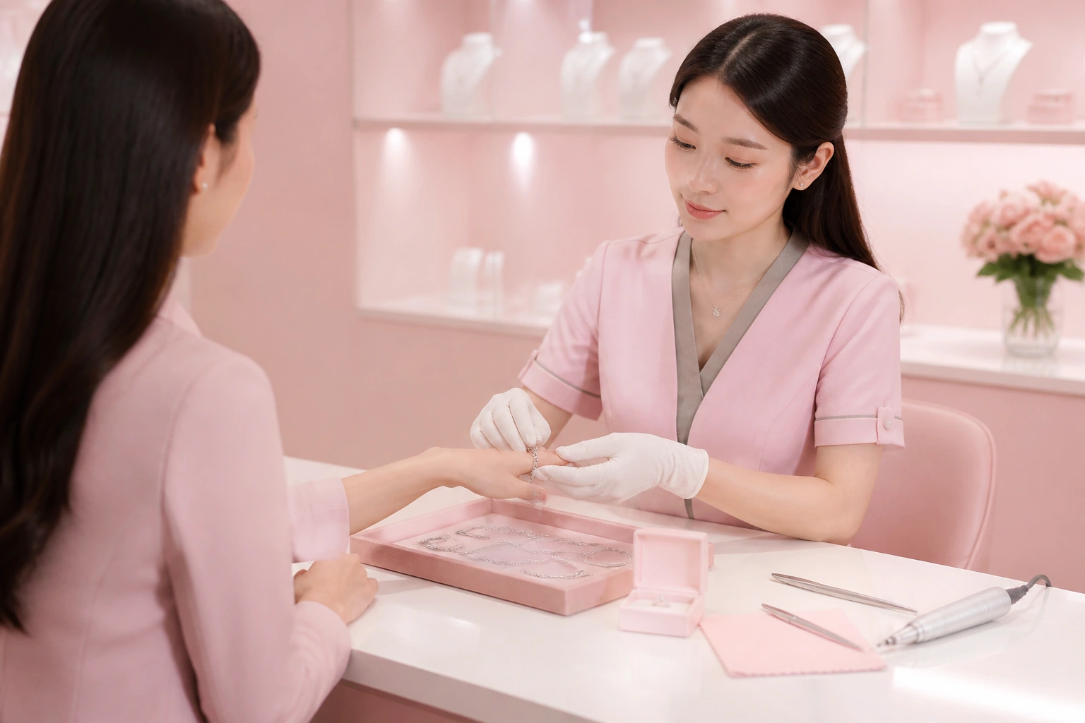 Dịch vụ làm sáng trang sức tận tâm tại cửa hàng DNJ Silver