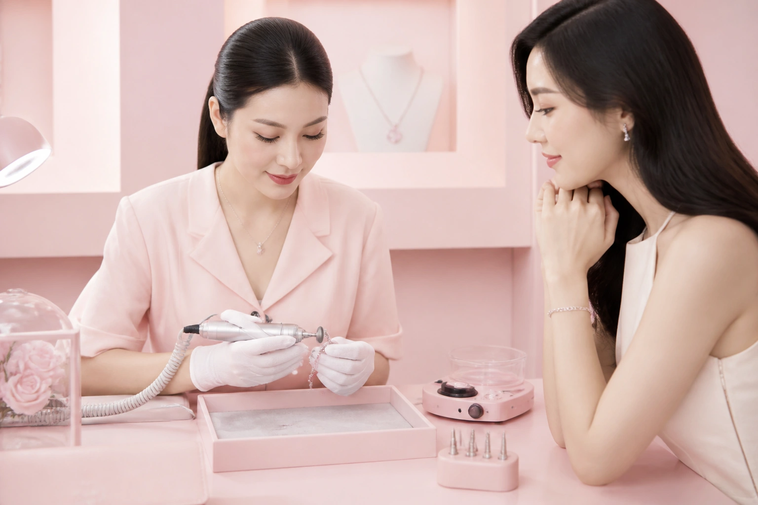 Dịch vụ làm sáng trang sức tận tâm tại cửa hàng DNJ Silver
