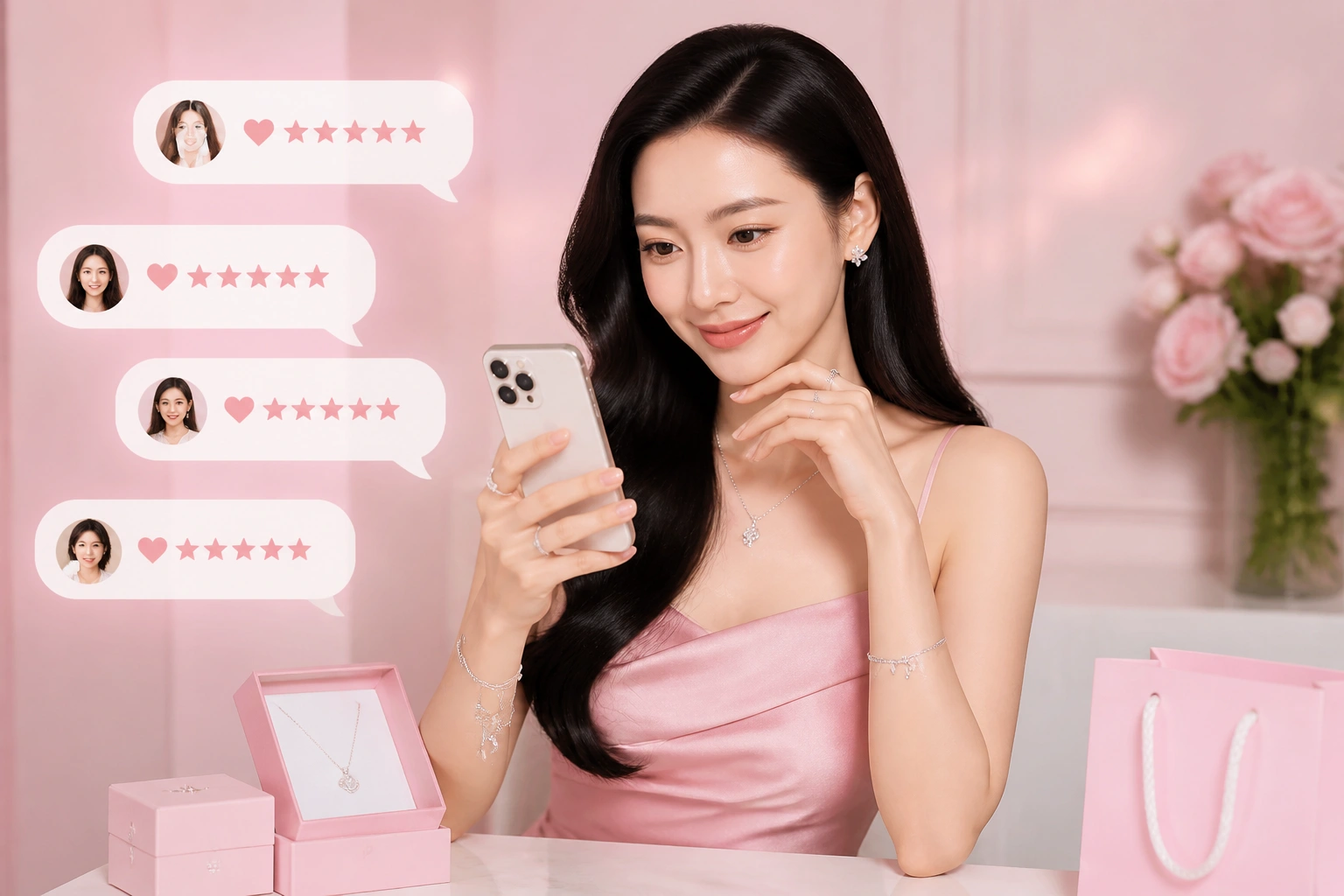 Hàng loạt phản hồi tích cực từ khách hàng đã mua bạc tại dnj