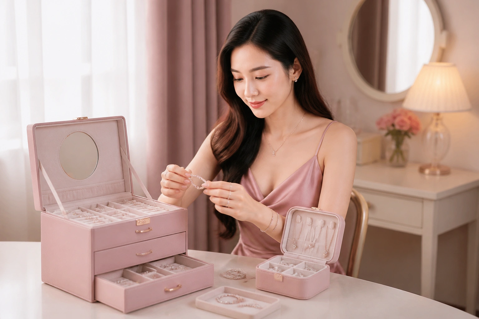 Không gian lưu trữ trang sức chuẩn tại gia đình