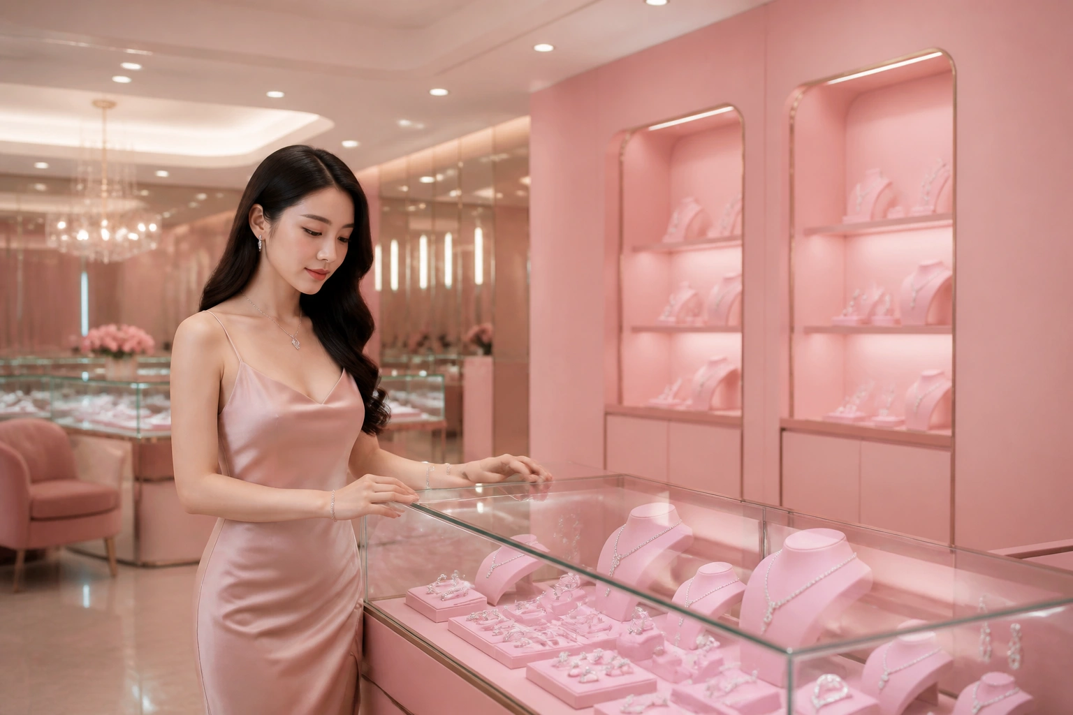 Không gian showroom DNJ Silver sang trọng tại thanh nhàn - hà nội